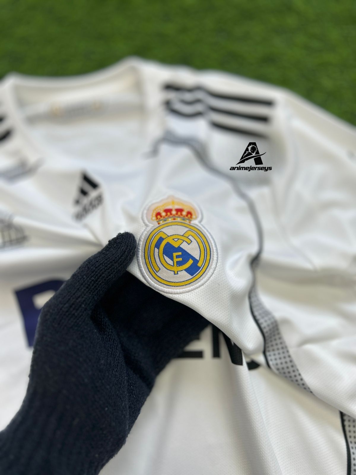 REAL MADRID 2006-07 HOME KIT, HALFSLEEVE EMBROIDERY