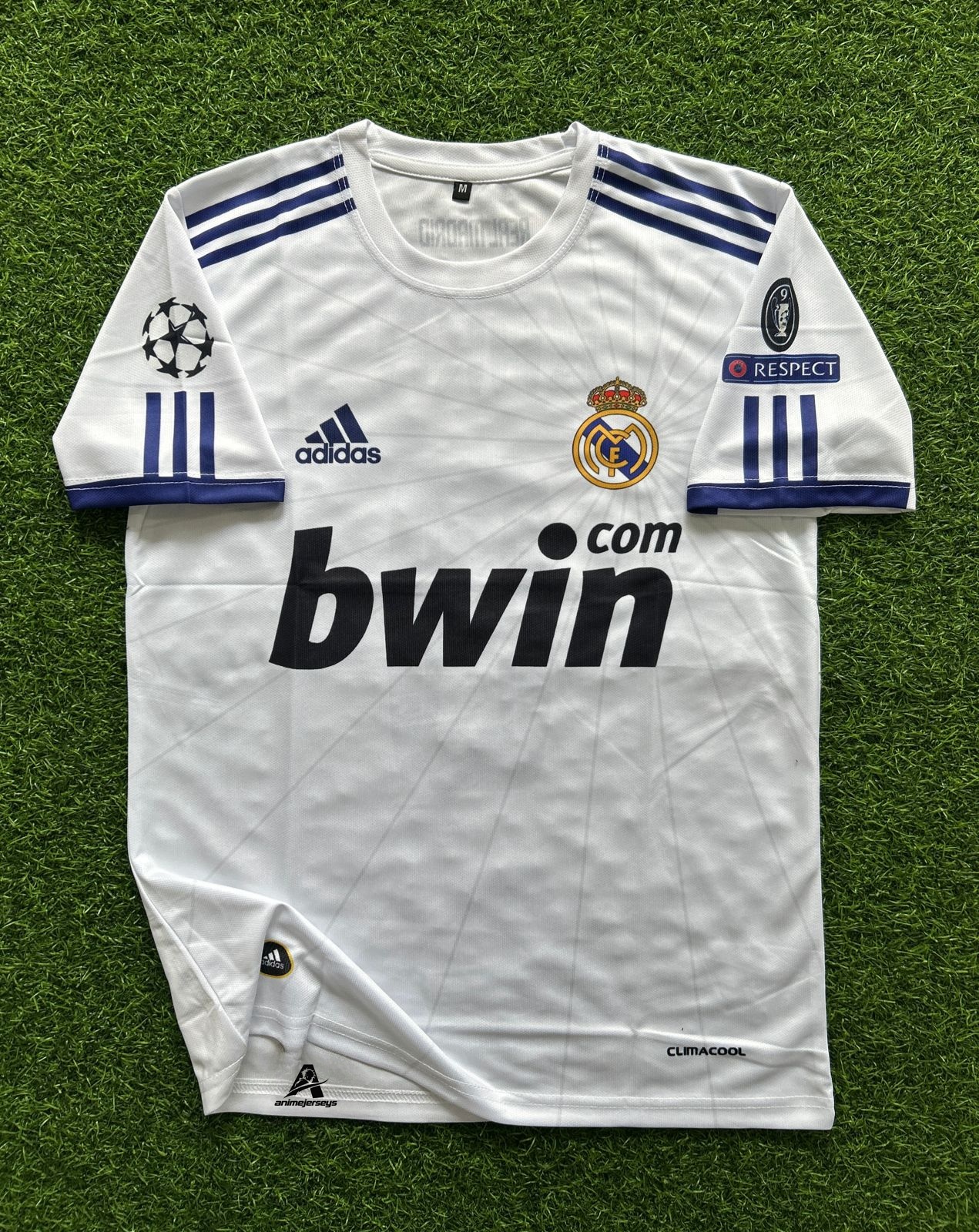 REAL MADRID 2010-11 HOME KIT, HALFSLEEVE SUBLIMATION