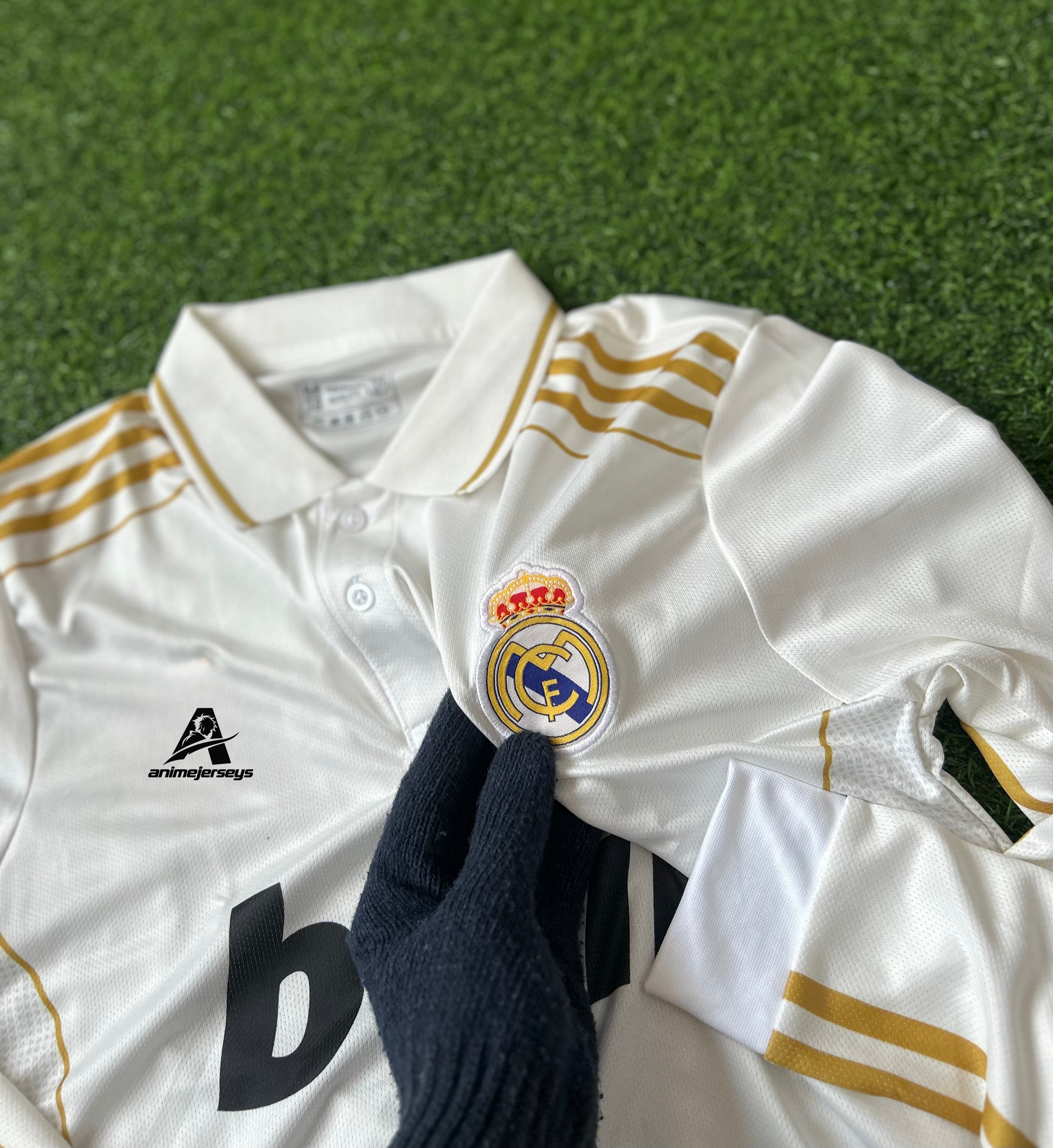 REAL MADRID 2011-12 HOME JERSEY, FULL SLEEVE POLO EMBROIDERY
