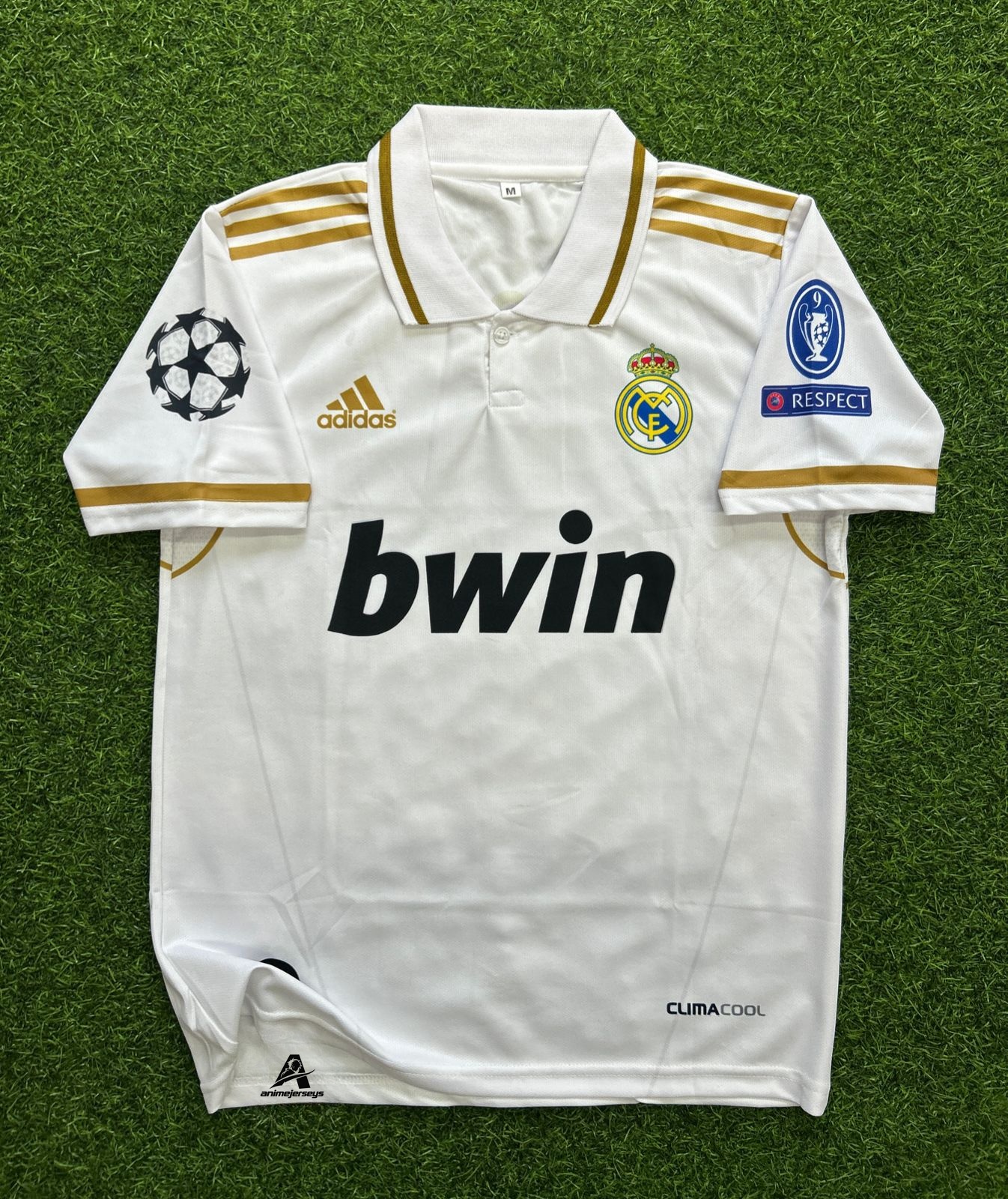 REAL MADRID 2011-12 HOME KIT, HALFSLEEVE POLO SUBLIMATION