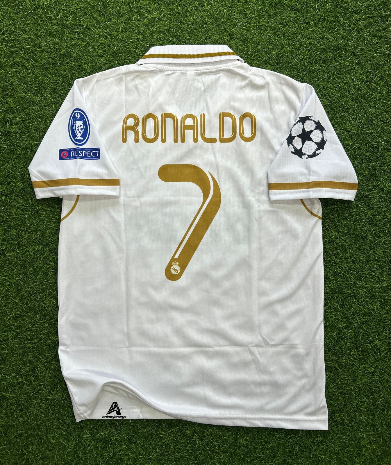 REAL MADRID 2011-12 HOME KIT, HALFSLEEVE POLO SUBLIMATION