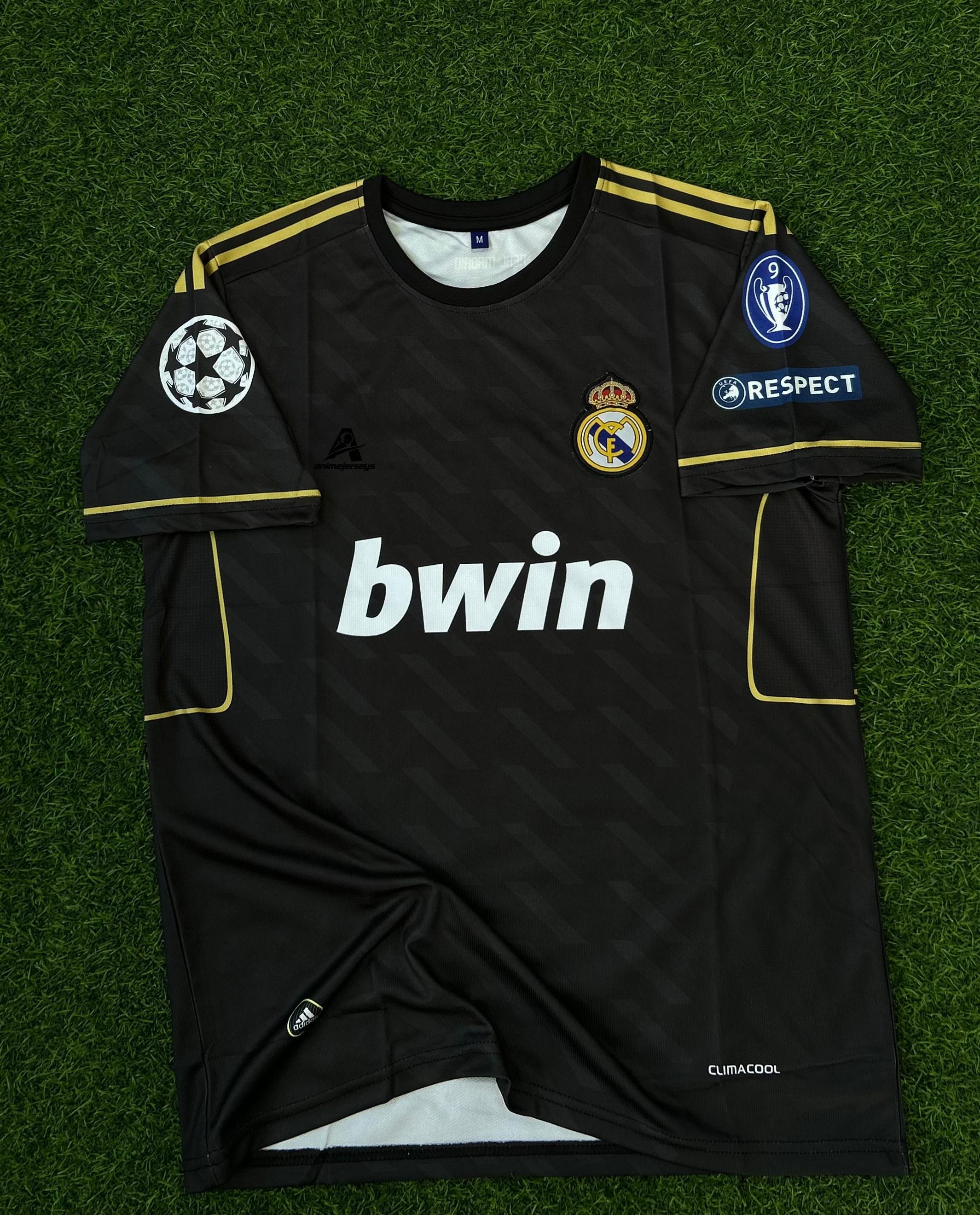 REAL MADRID 2011-12 SEASON AWAY KIT.HALFSLEEVE EMBROIDERY