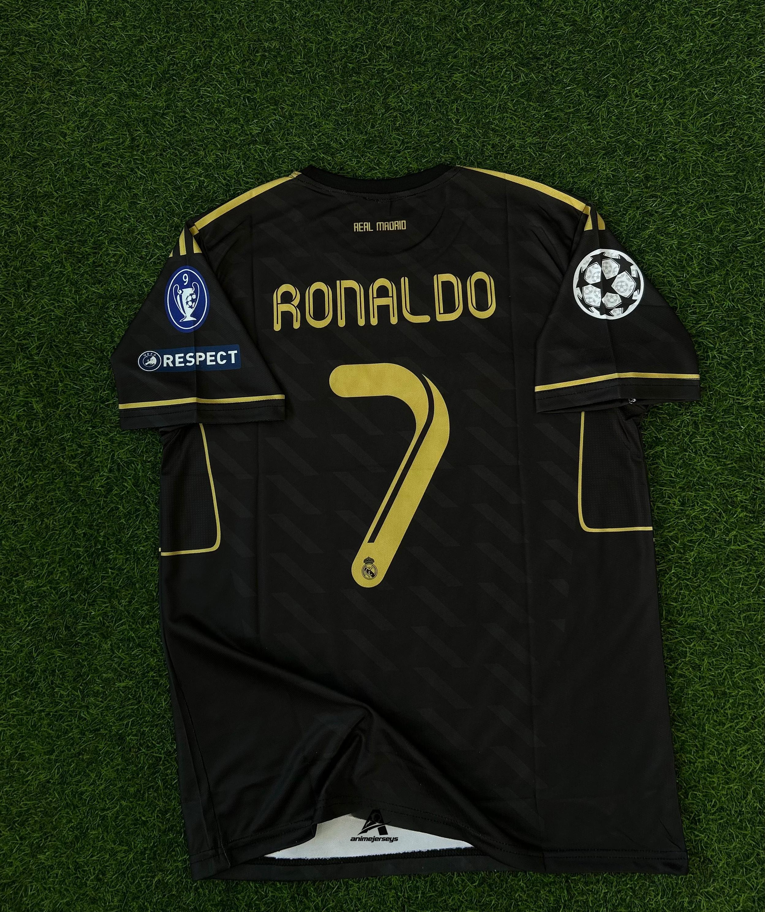 REAL MADRID 2011-12 SEASON AWAY KIT.HALFSLEEVE EMBROIDERY
