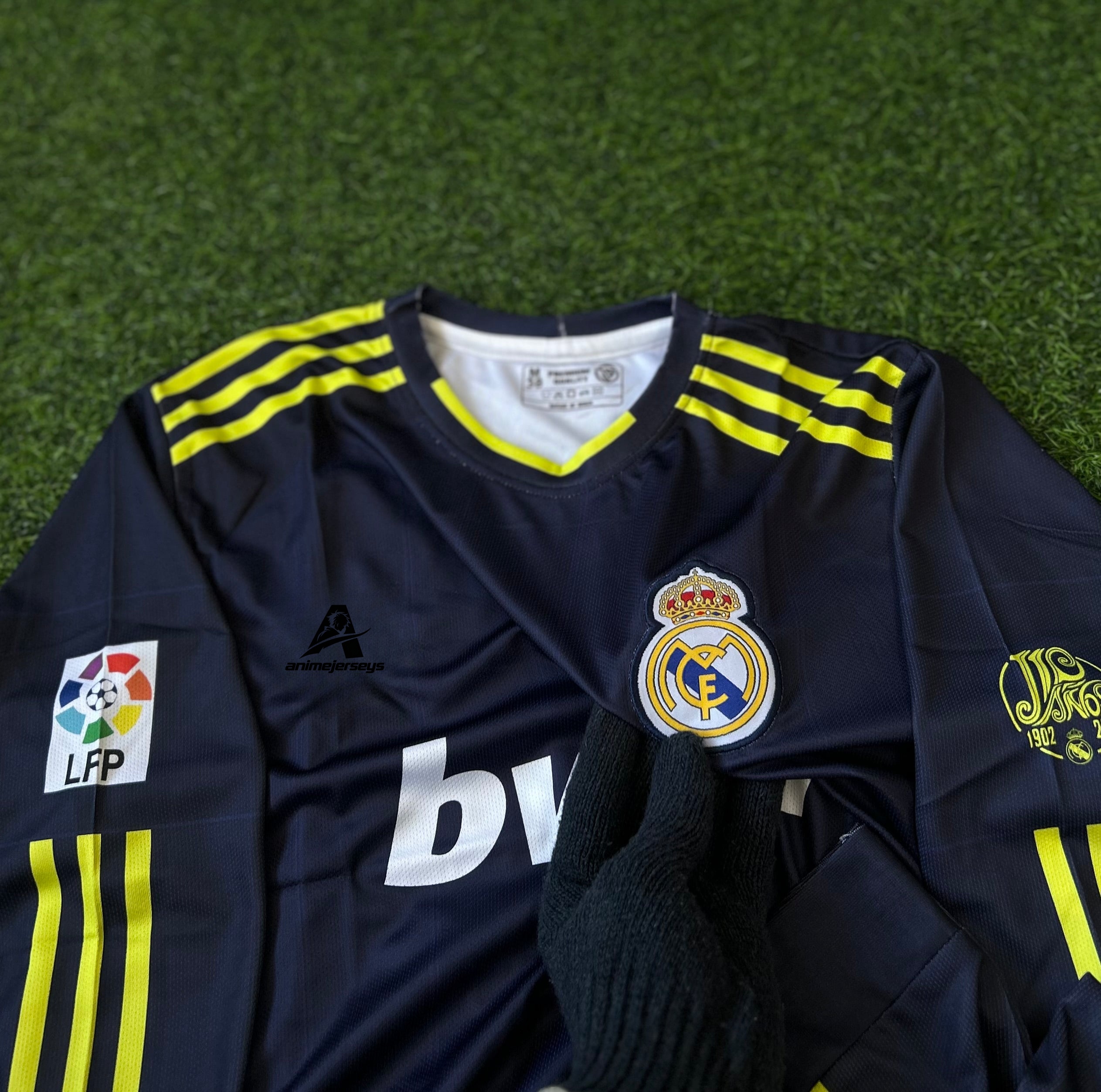 REAL MADRID 2012-13 AWAY KIT, FULL SLEEVE EMBROIDERY