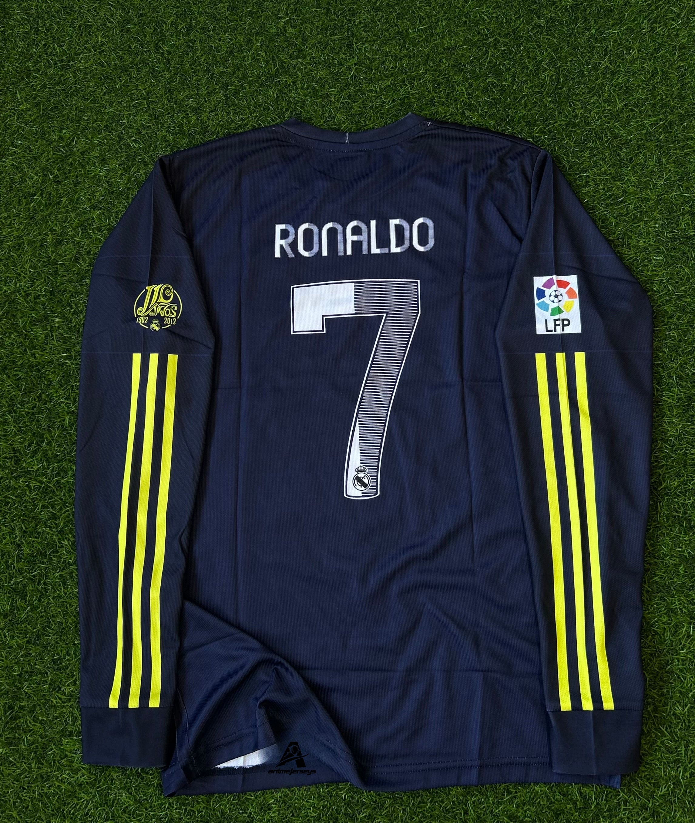 REAL MADRID 2012-13 AWAY KIT, FULL SLEEVE EMBROIDERY