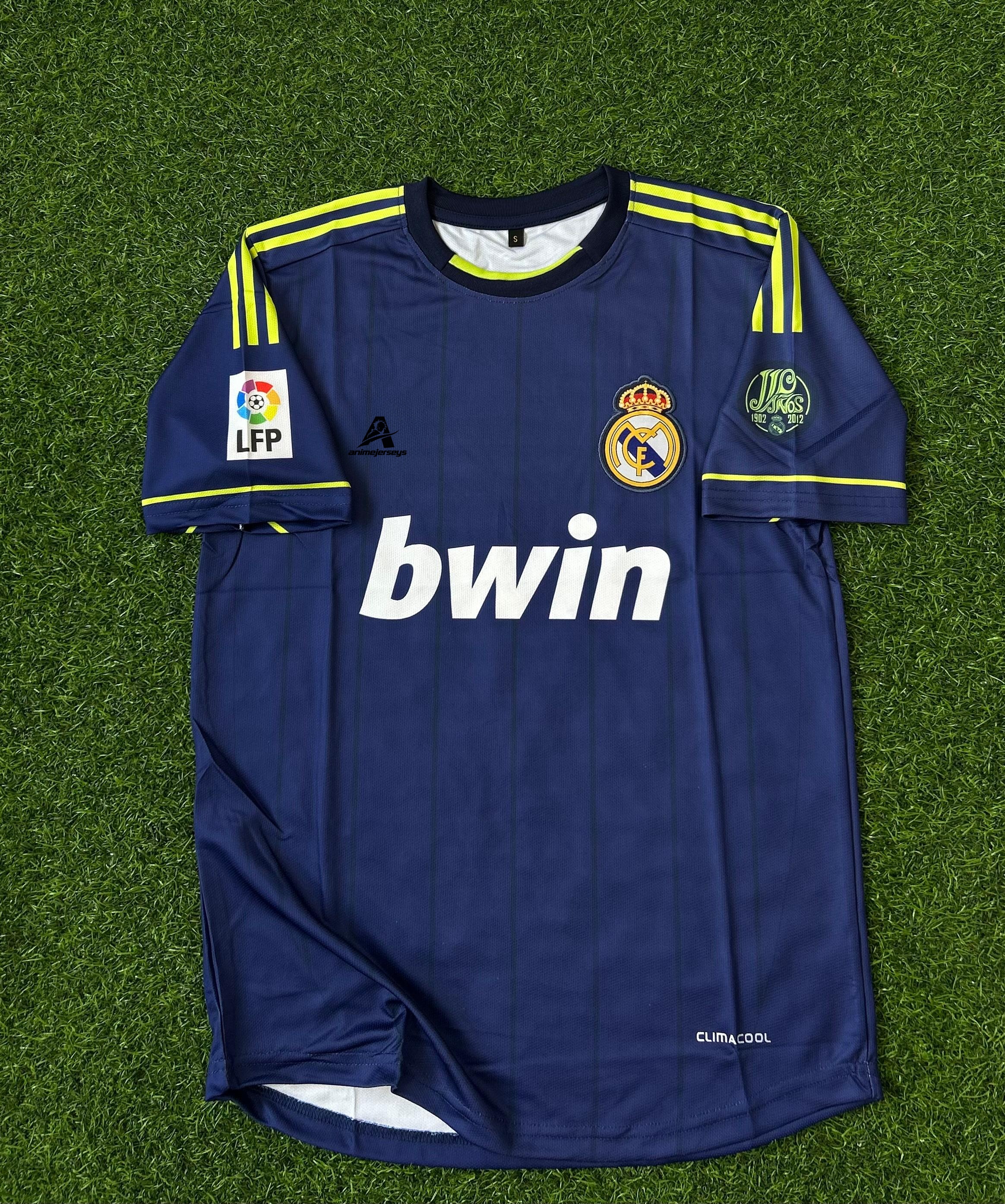 REAL MADRID 2012-13 AWAY KIT, HALFSLEEVE EMBROIDERY