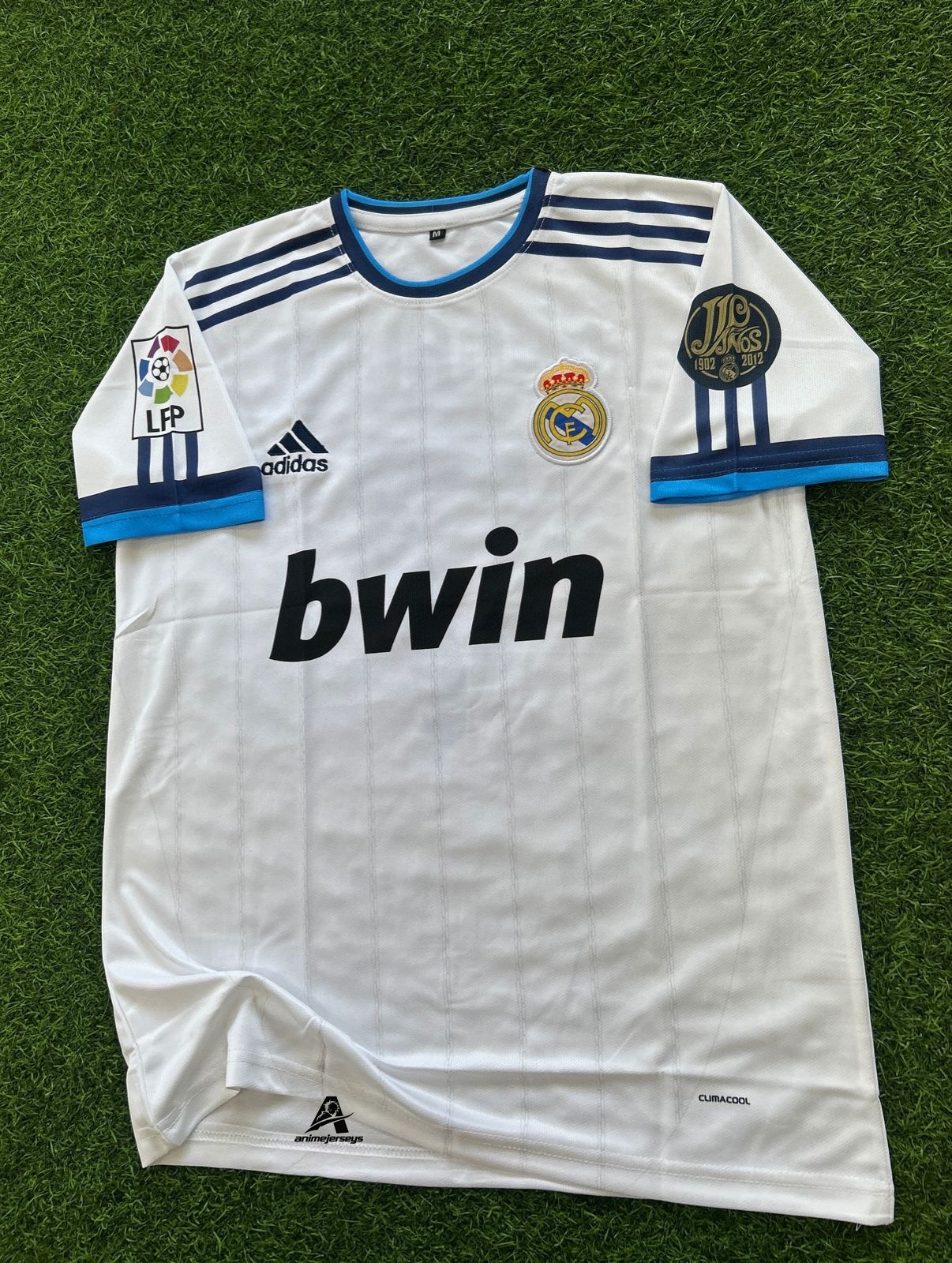 REAL MADRID 2012-13 HOME KIT, HALFSLEEVE EMBROIDERY