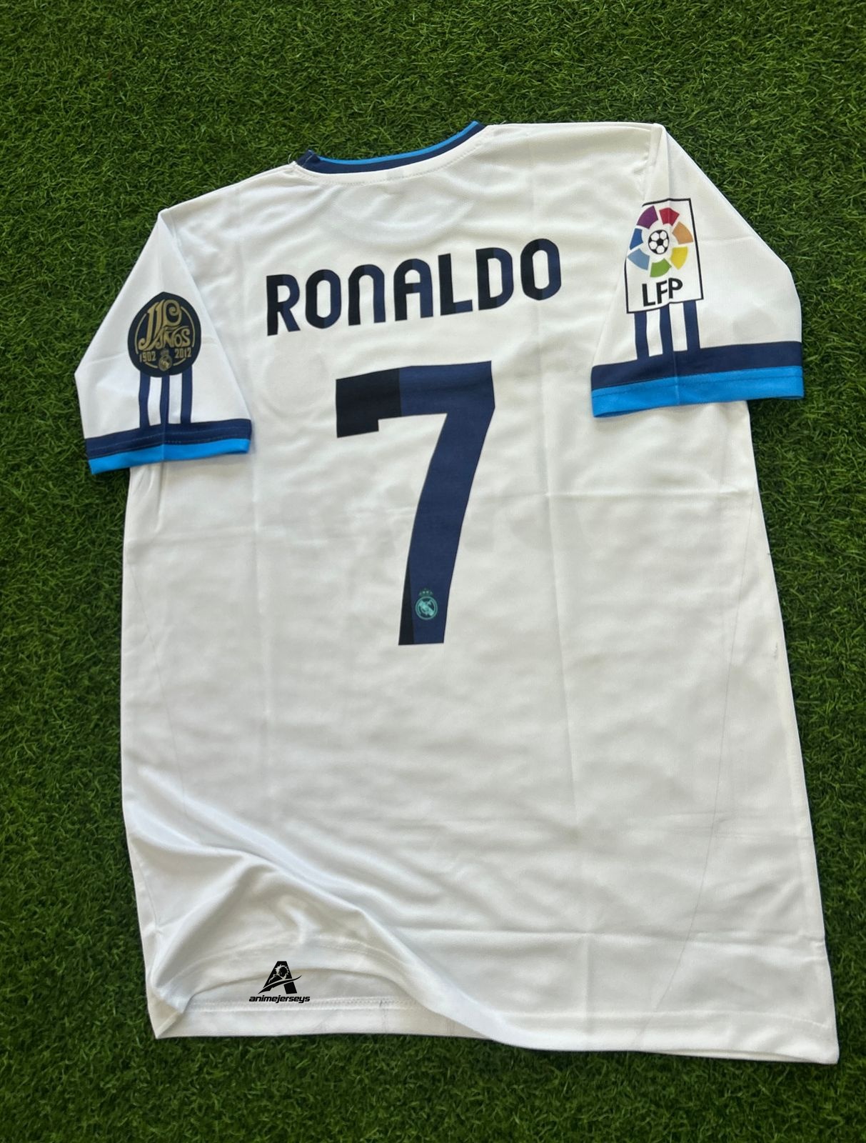 REAL MADRID 2012-13 HOME KIT, HALFSLEEVE EMBROIDERY