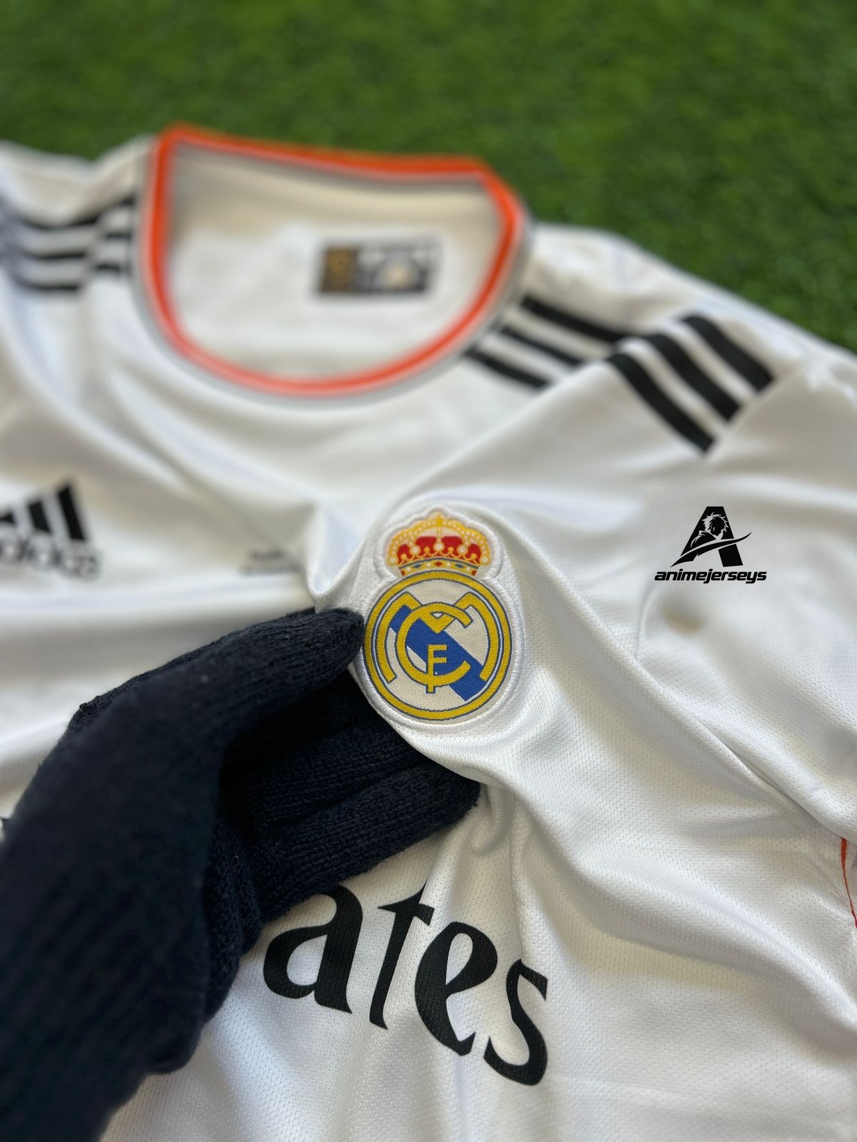 REAL MADRID 2013-14 HOME KIT, HALFSLEEVE EMBROIDERY