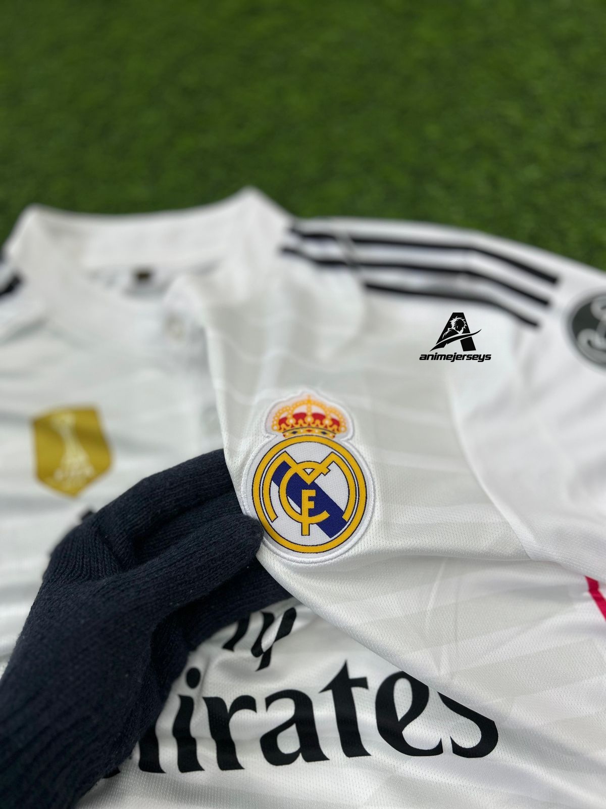 REAL MADRID 2014-15 HOME KIT, HALFSLEEVE POLO EMBROIDERY