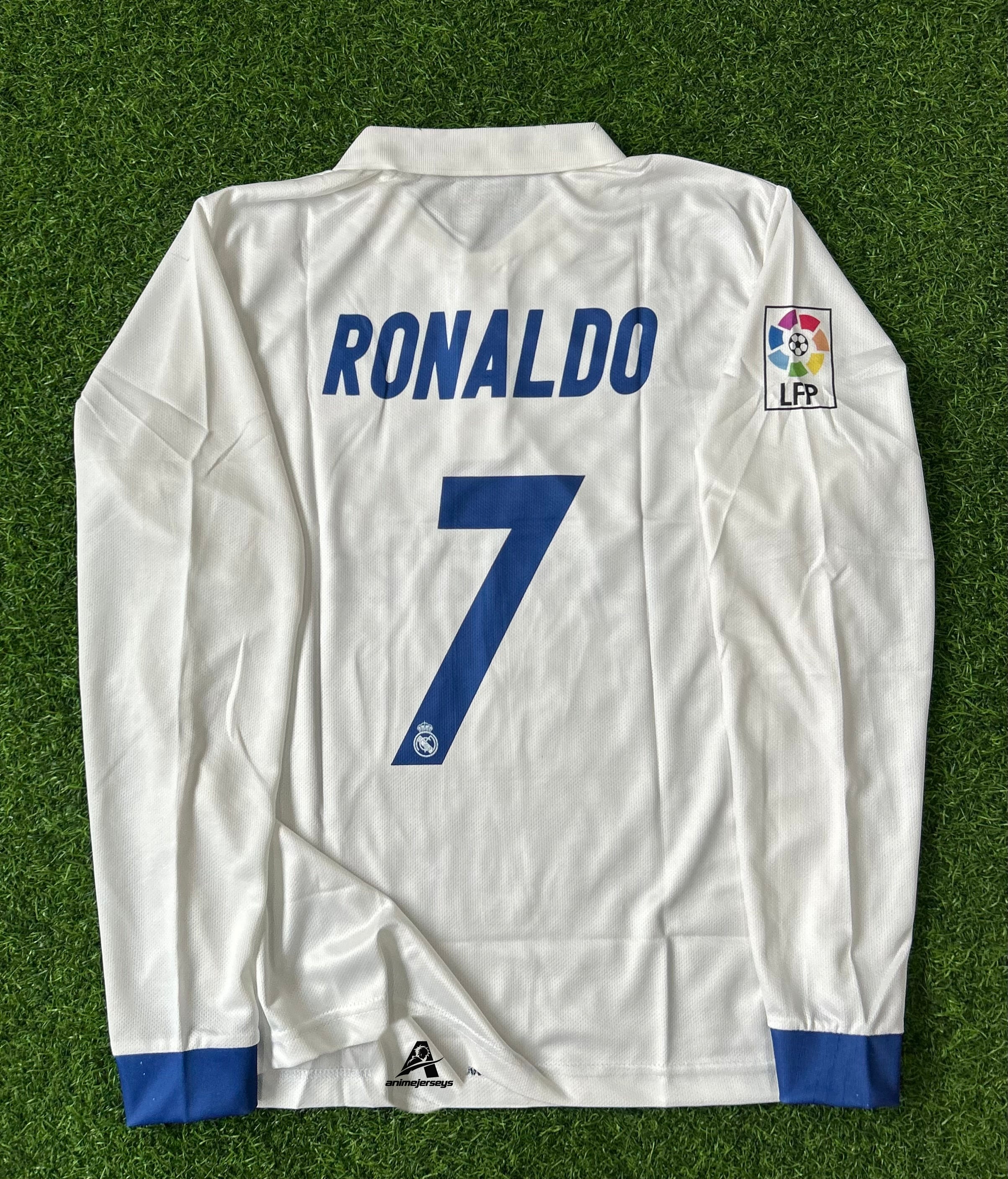 REAL MADRID 2016-17 HOME JERSEY, FULL SLEEVE POLO EMBROIDERY