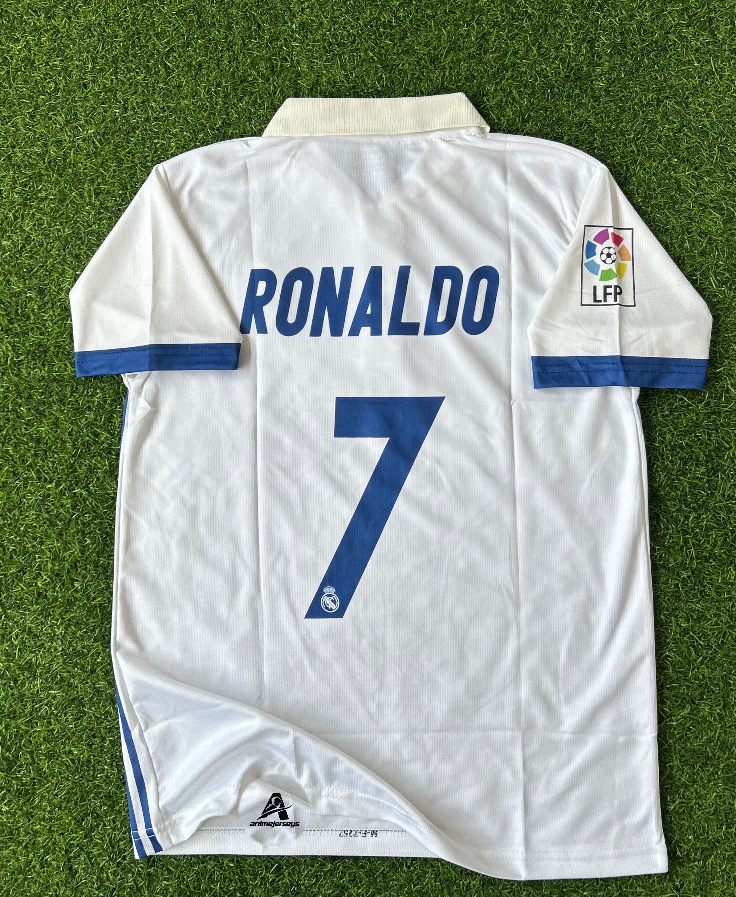 REAL MADRID 2016-17 HOME JERSEY, HALF SLEEVE POLO EMBROIDERY
