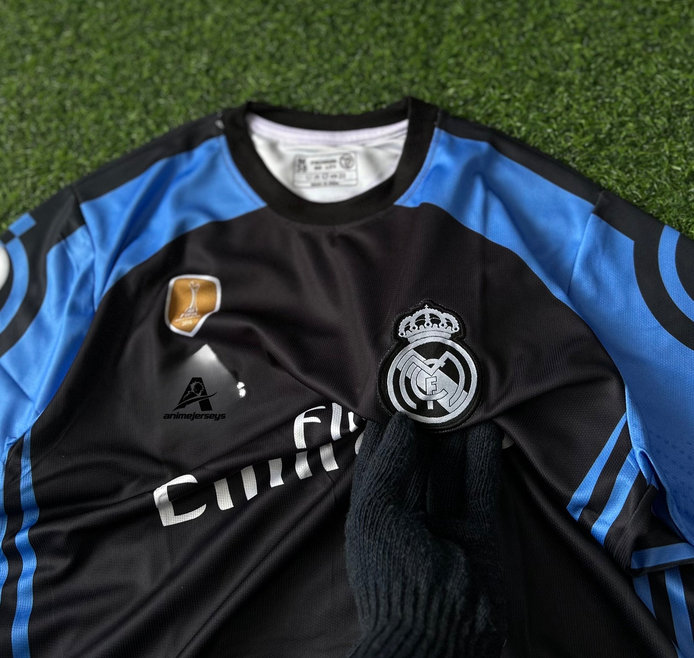 REAL MADRID 2016-17 THIRD KIT, HALF SLEEVE EMBROIDERY