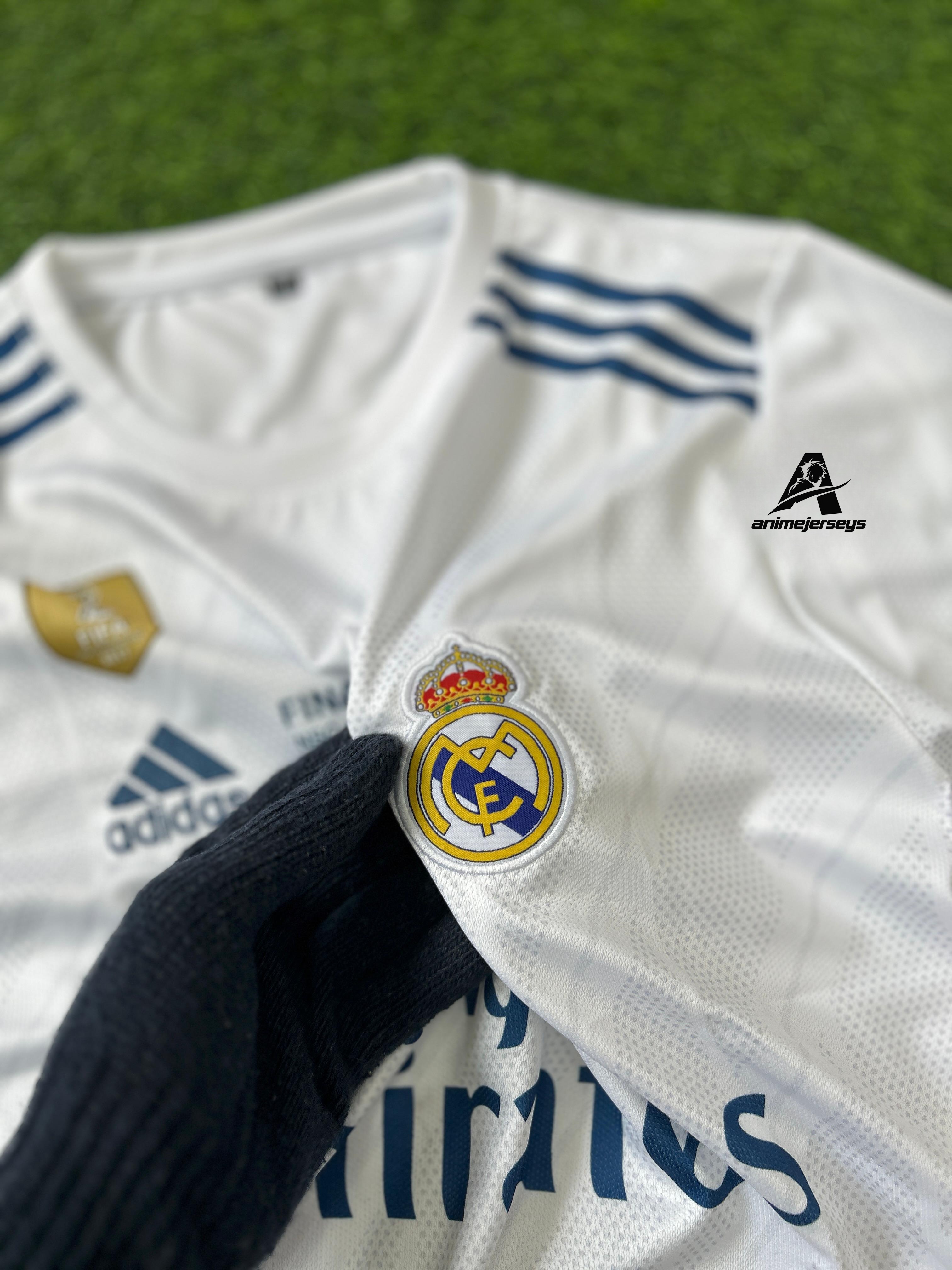 REAL MADRID 2017-18 HOME KIT, HALFSLEEVE EMBROIDERY