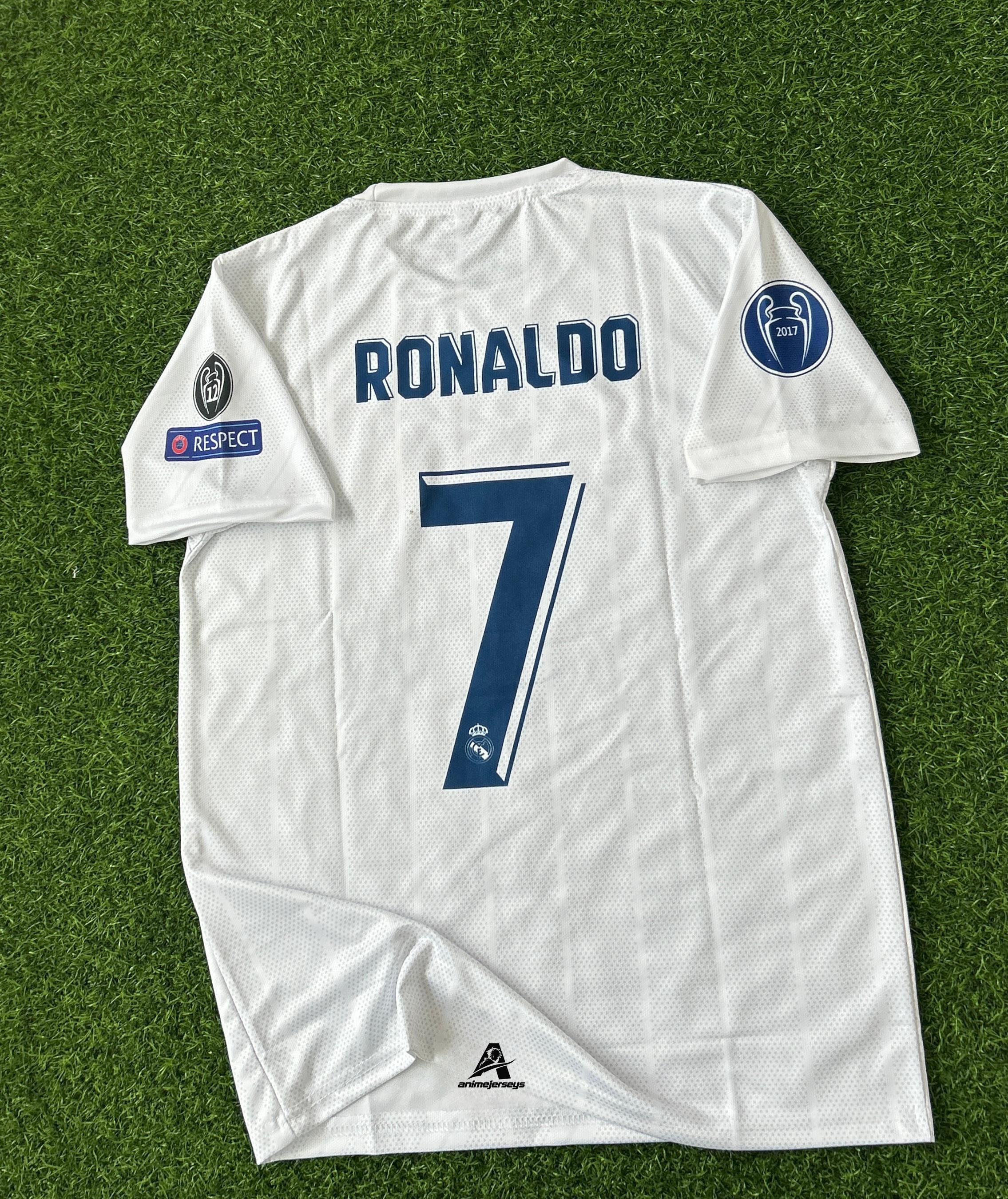 REAL MADRID 2017-18 HOME KIT, HALFSLEEVE EMBROIDERY
