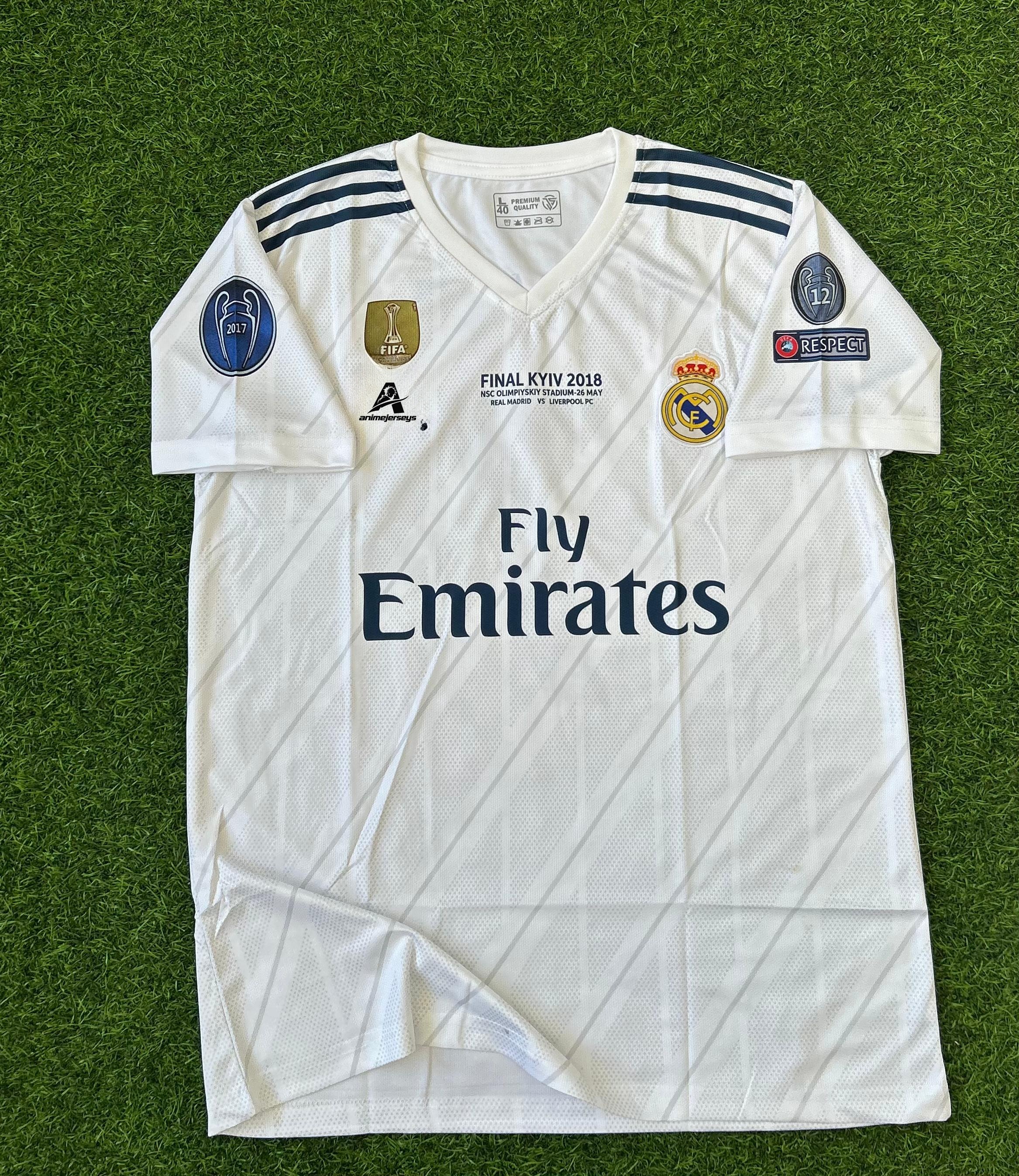 REAL MADRID 2017-18 HOME KIT, HALFSLEEVE EMBROIDERY