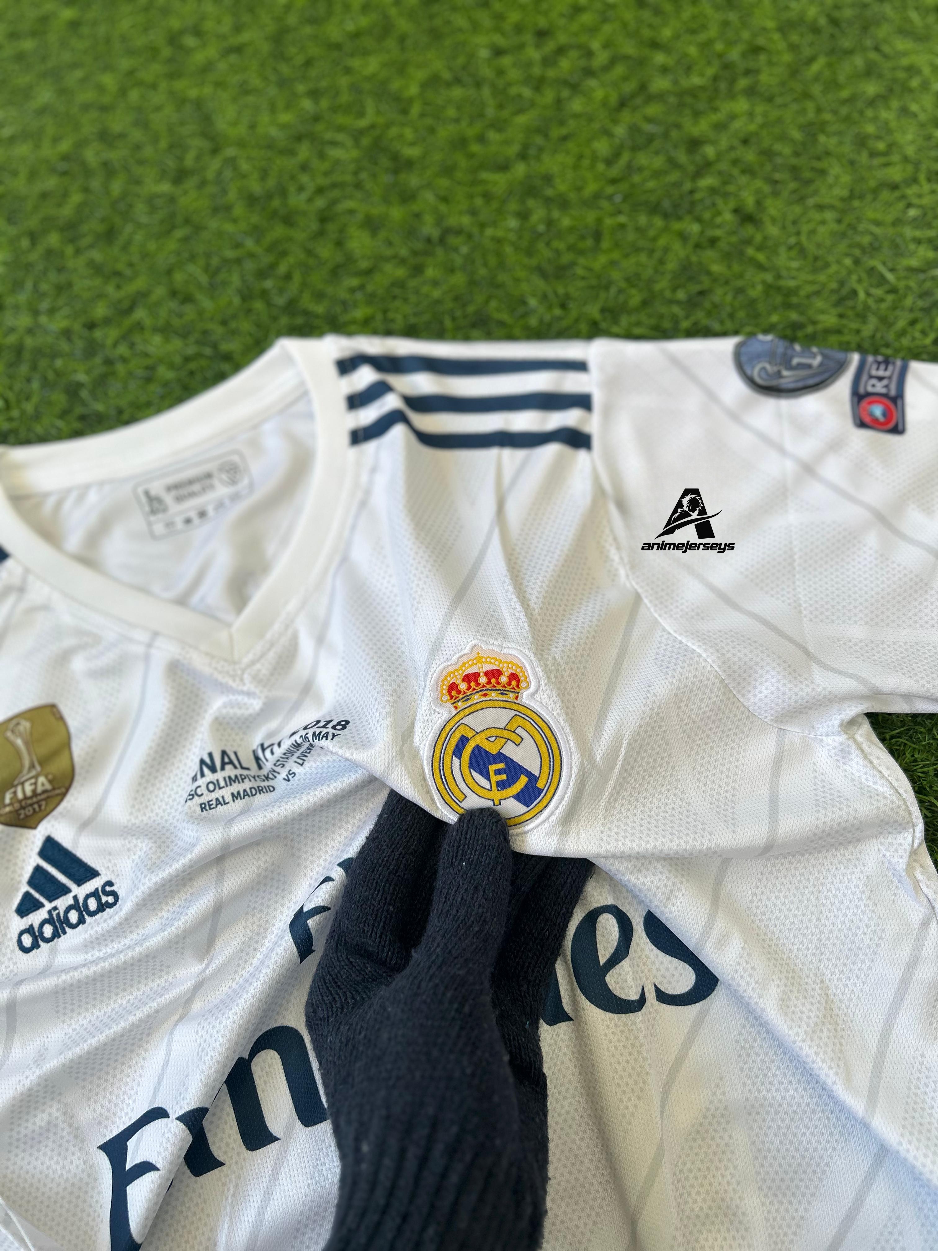 REAL MADRID 2017-18 HOME KIT, HALFSLEEVE EMBROIDERY