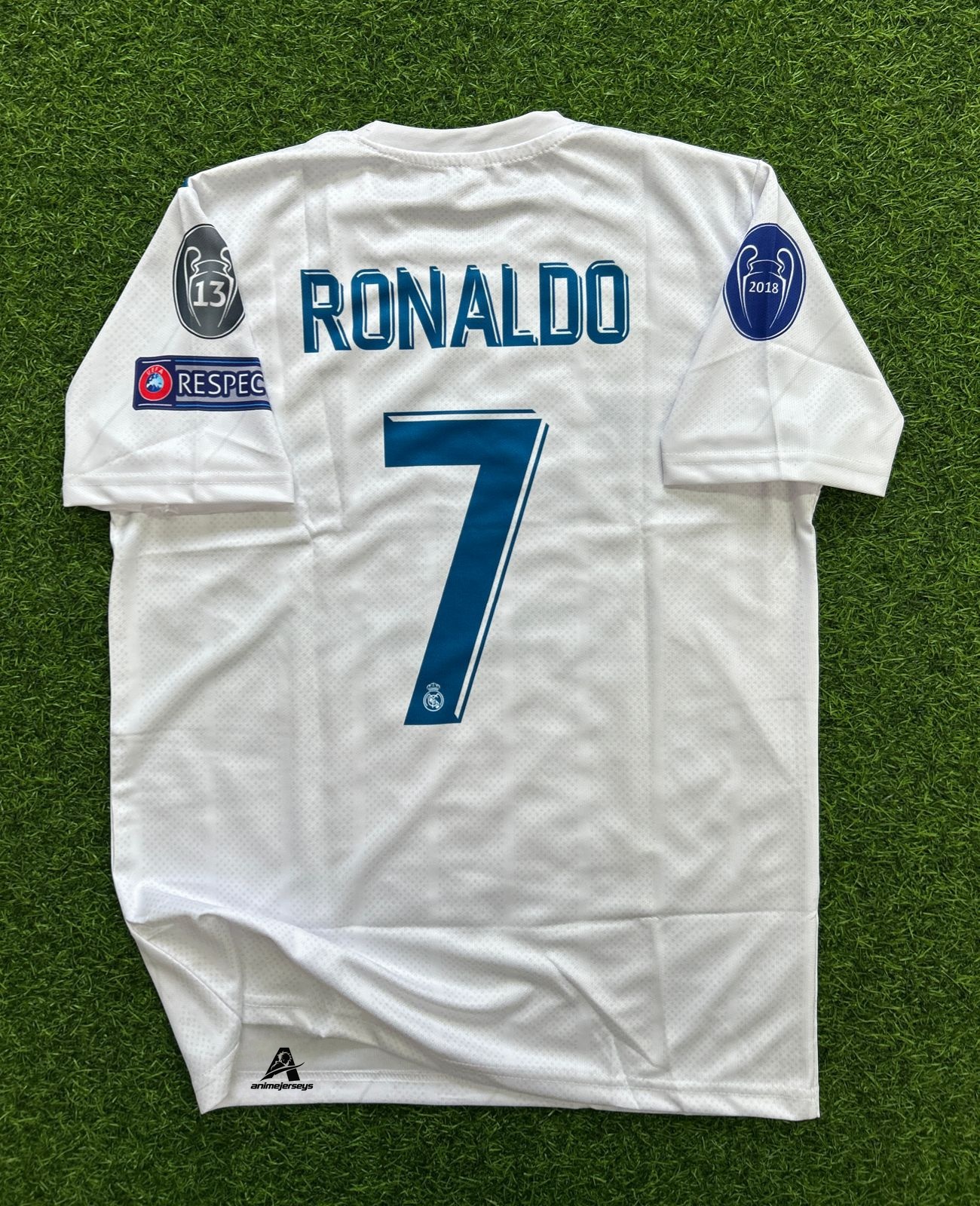 REAL MADRID 2018 HOME KIT, HALFSLEEVE SUBLIMATION