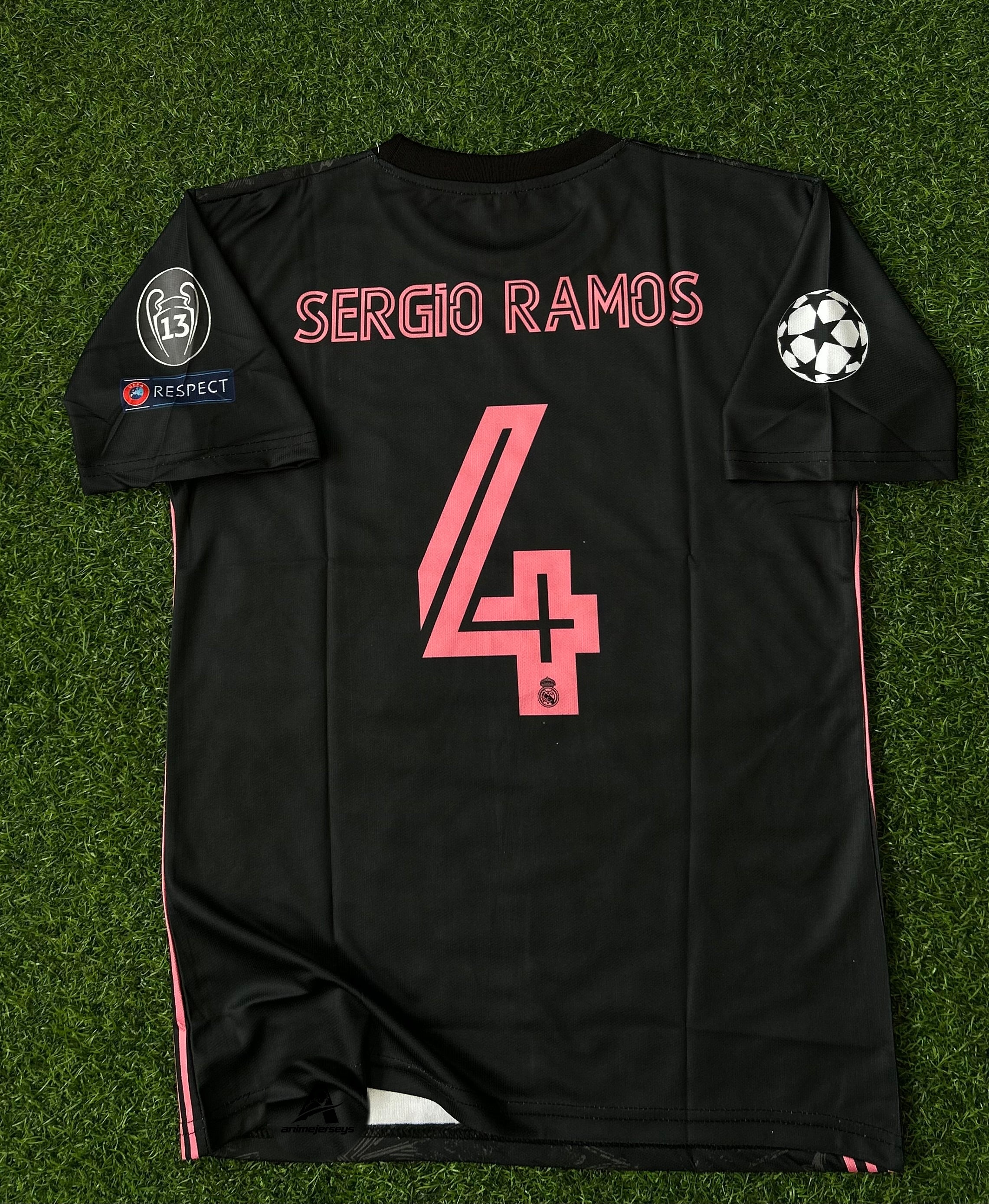 REAL MADRID 2020-21 AWAY JERSEY, HALF SLEEVE SUBLIMATION