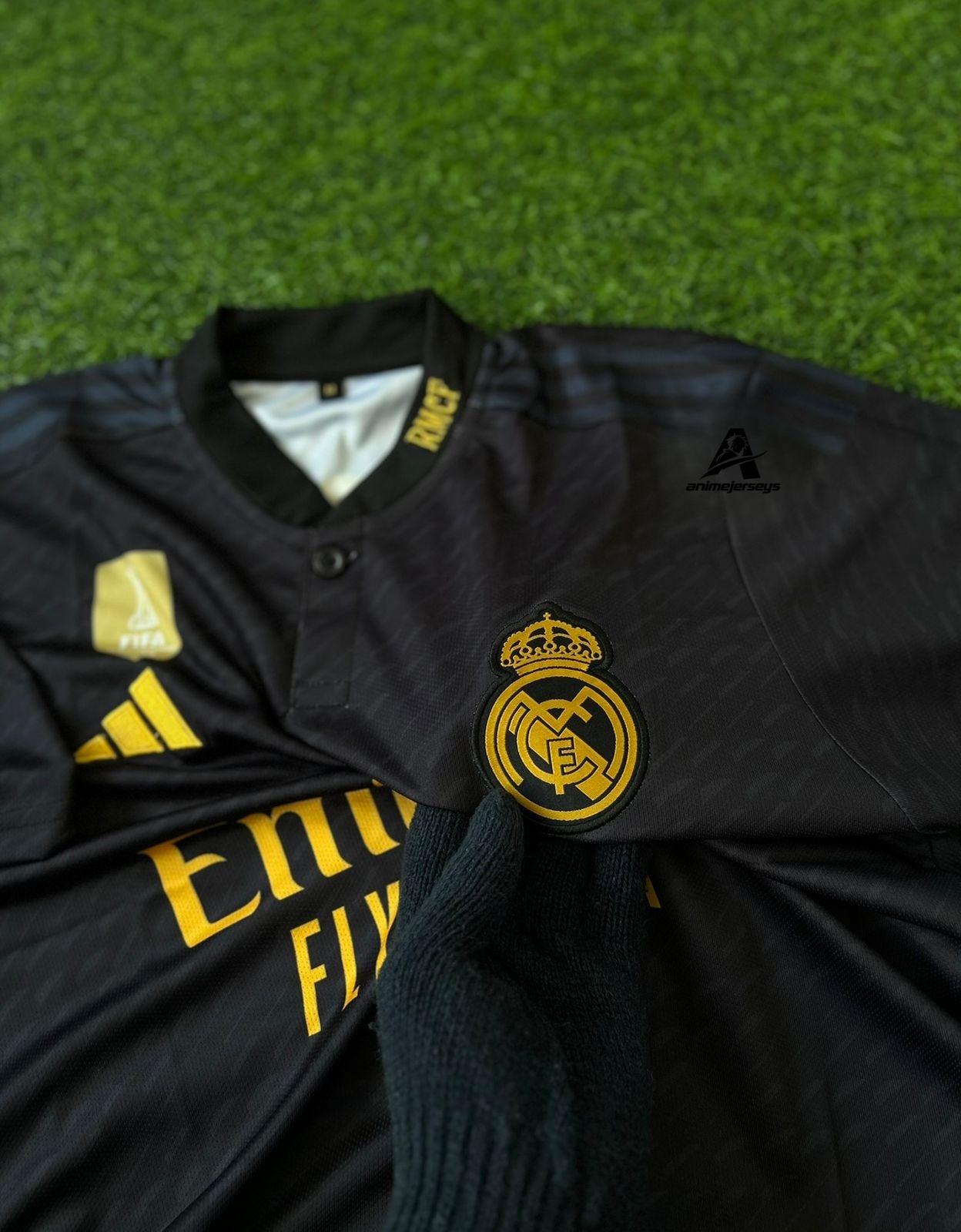REAL MADRID 2023-24 THIRD KIT,HALFSLEEVE EMBROIDERY