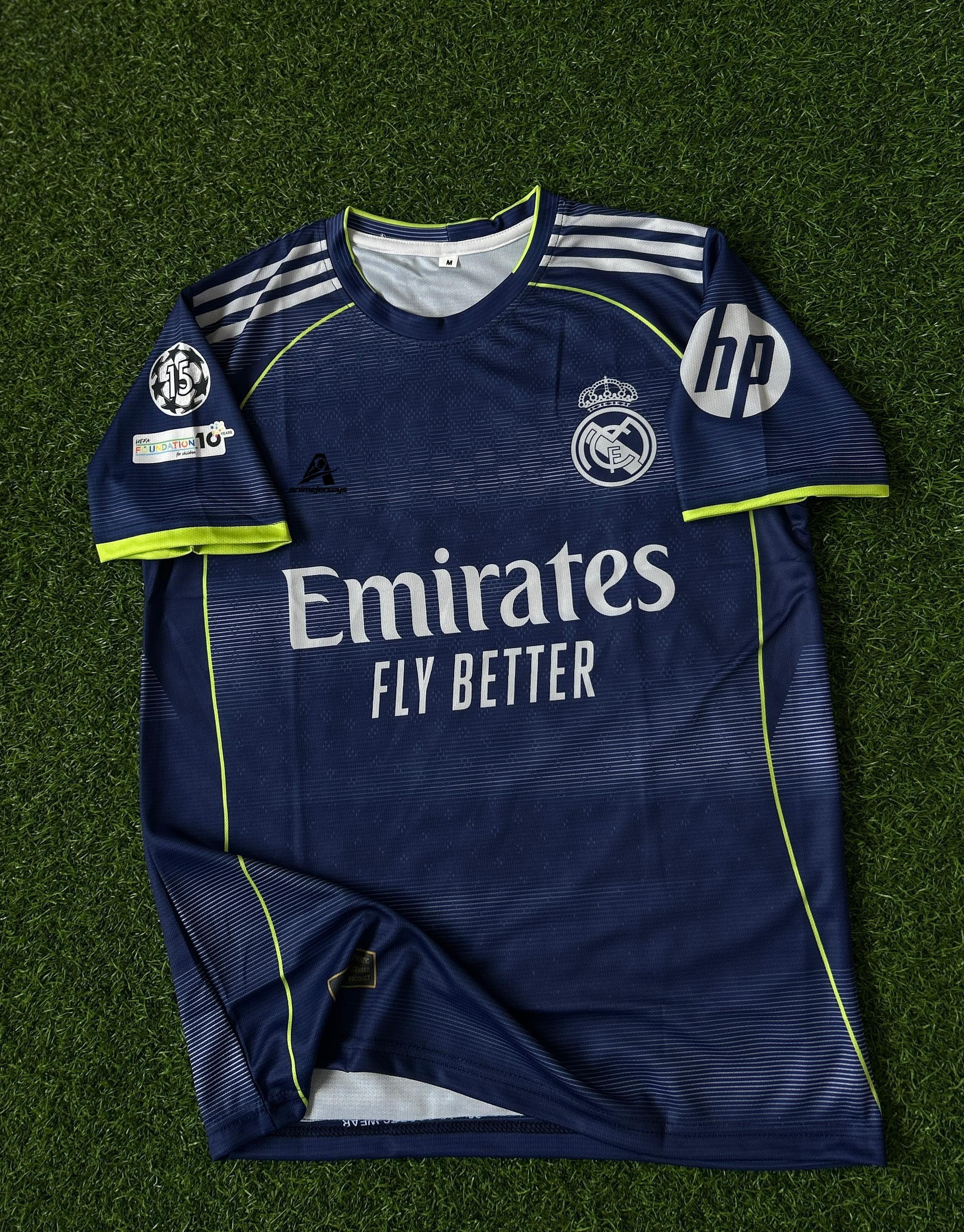 REAL MADRID 2025-26 SEASON AWAY KIT. HALFSLEEVE SUBLIMATION