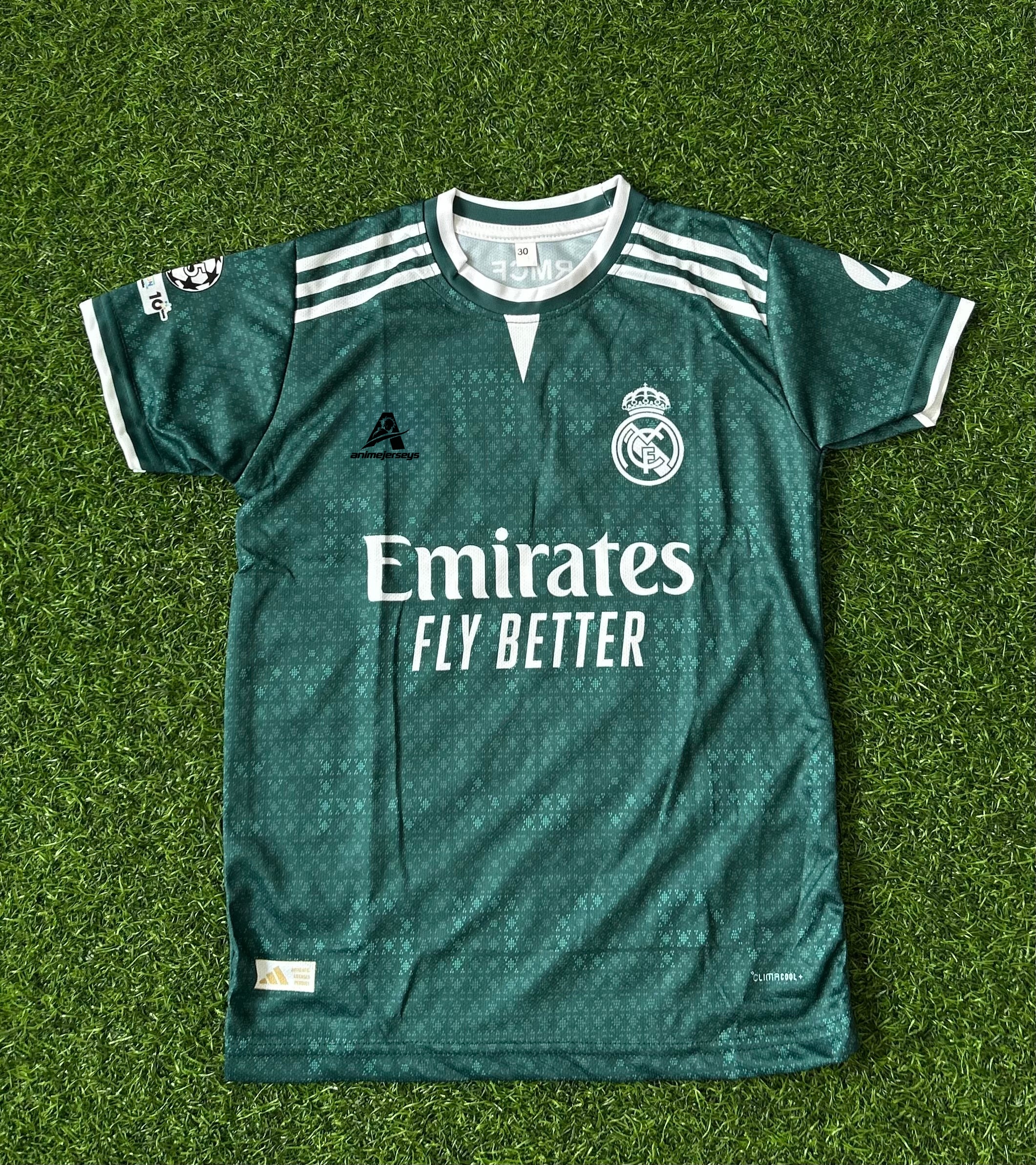 REAL MADRID 2026-27 SEASON AWAY JERSEY, HALF SLEEVE SUBLIMATION, JERSEY & SHORTS (KID SIZE)