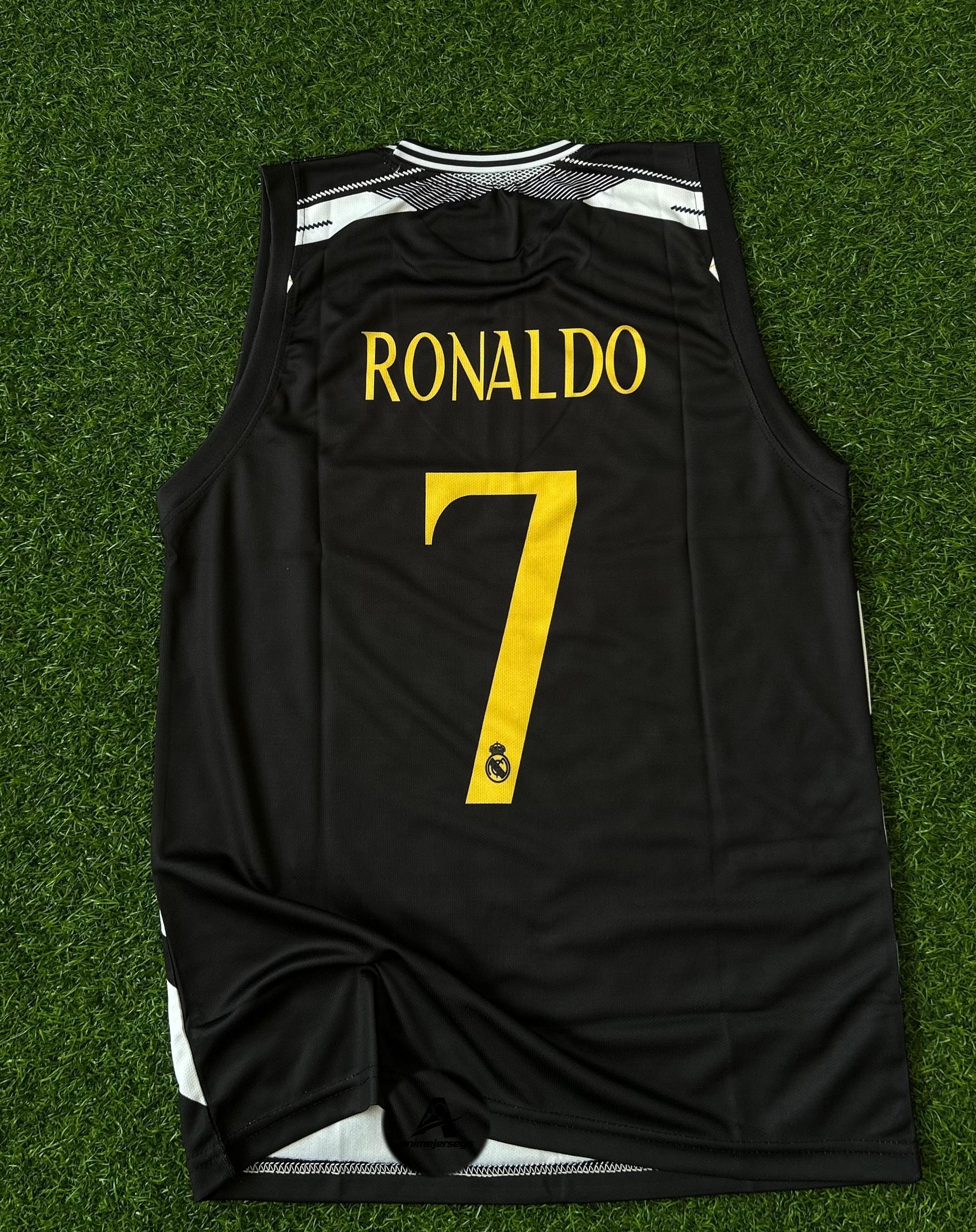 REAL MADRID RETRO SLEEVLESS KIT(RONALDO),FULLSUBLIMATION