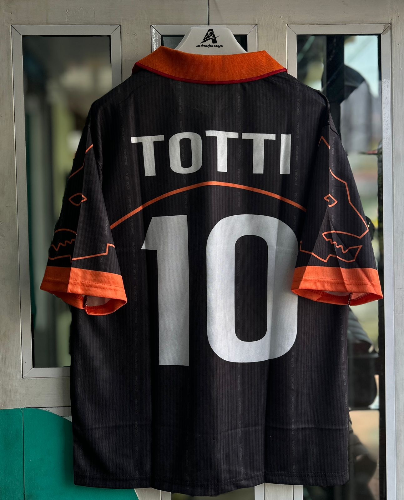 ROMA 1999-00 THIRD KIT, FIVESLEEVE POLO SUBLIMATION