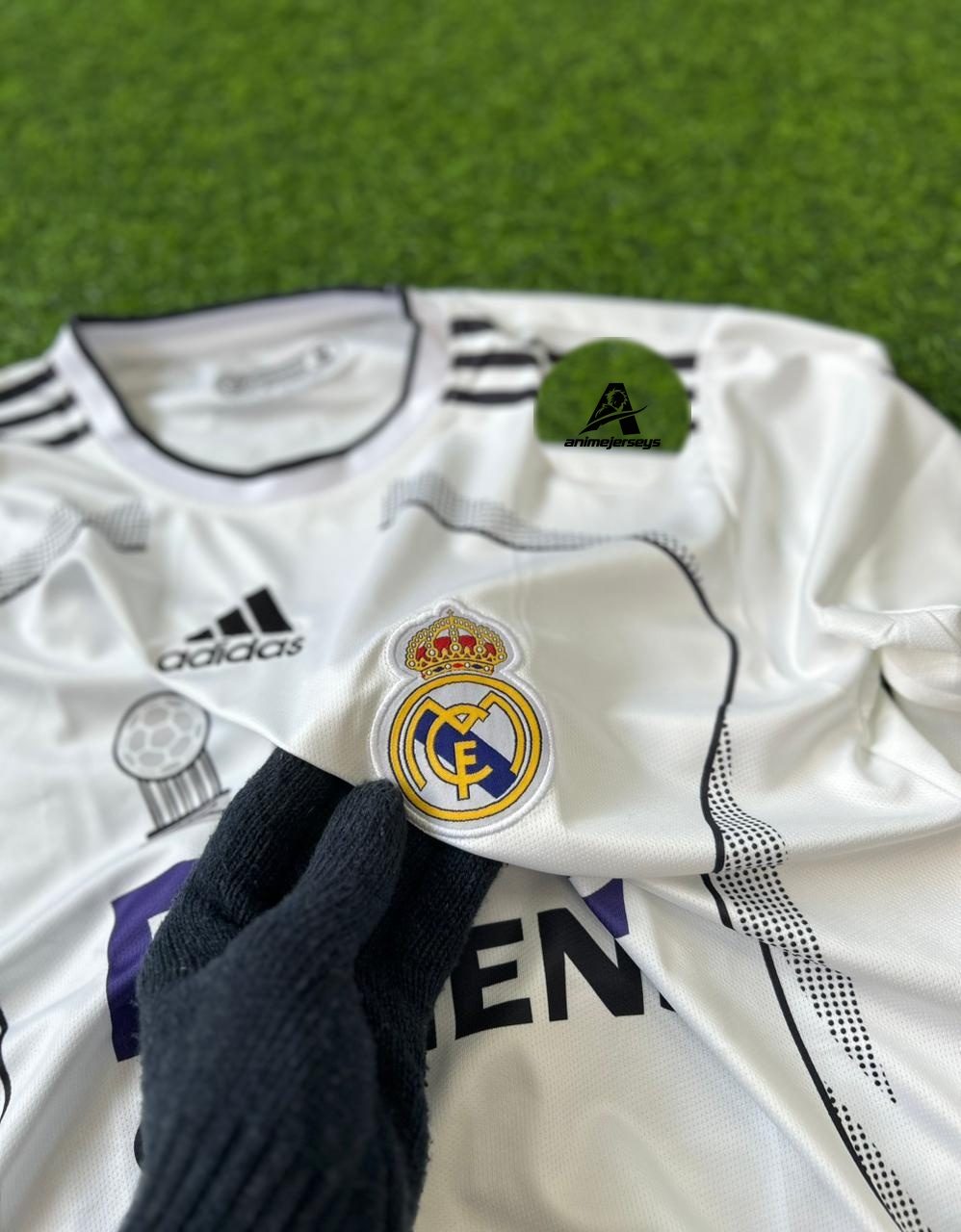 REAL MADRID 2006-2007 HOME KIT. FULLSLEEVE EMBROILEDERY