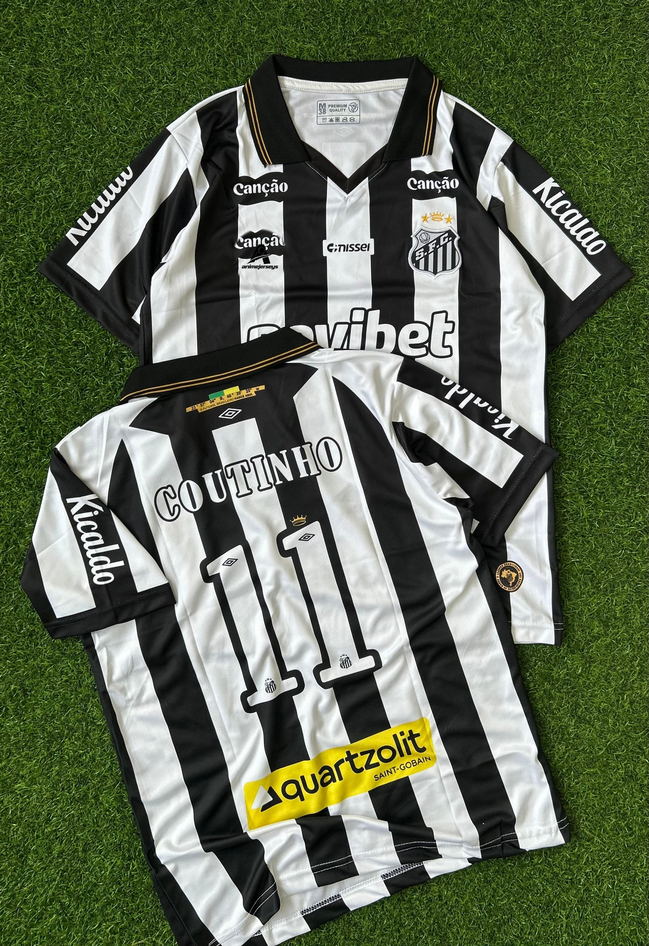 SANTOS 2026-27 SEASON AWAY JERSEY, HALF SLEEVE  POLO EMBROIDERY