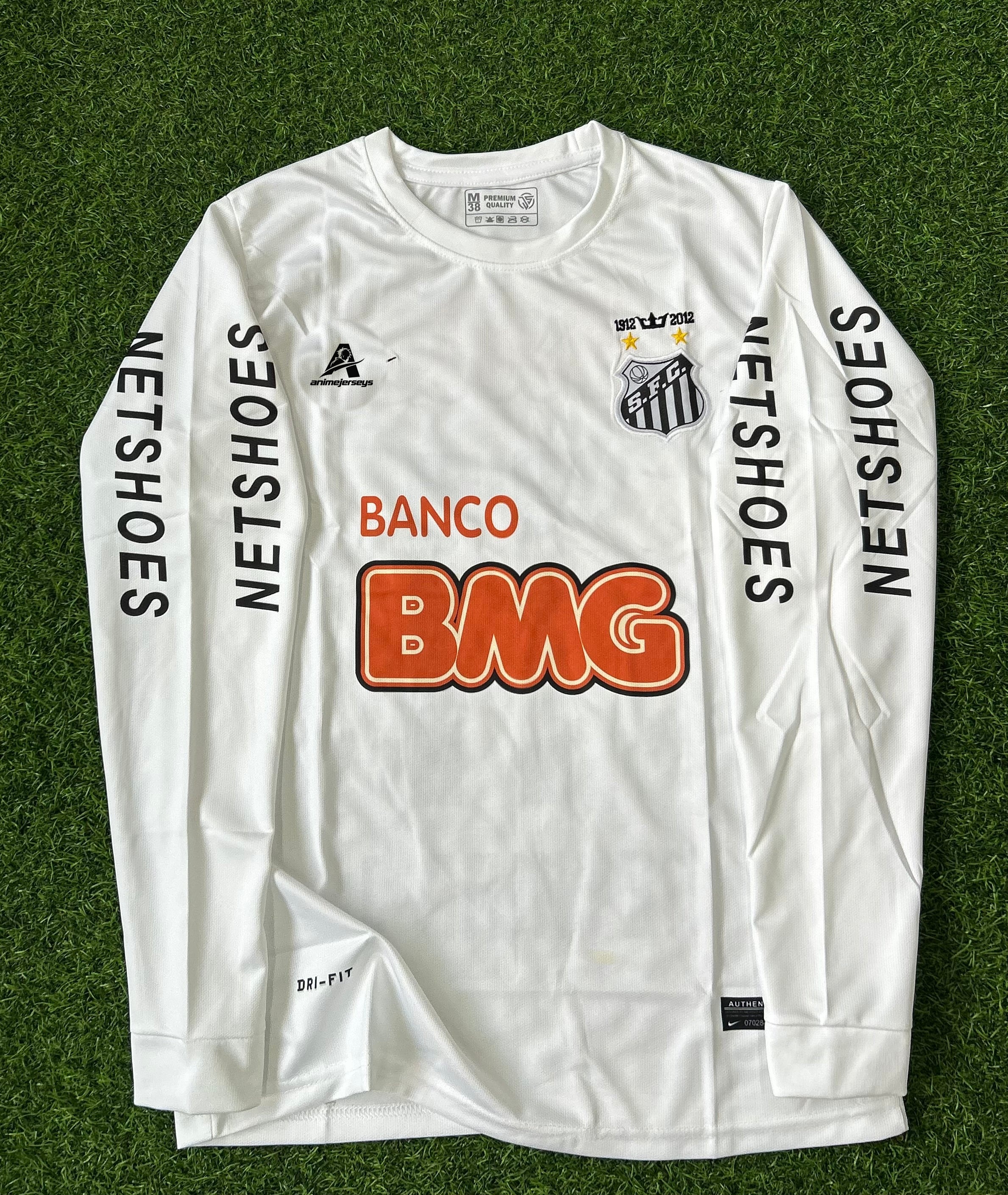 SANTOS 2011-12 SEASON HOME JERSEY , FULLSLEEVE EMBROIDERY