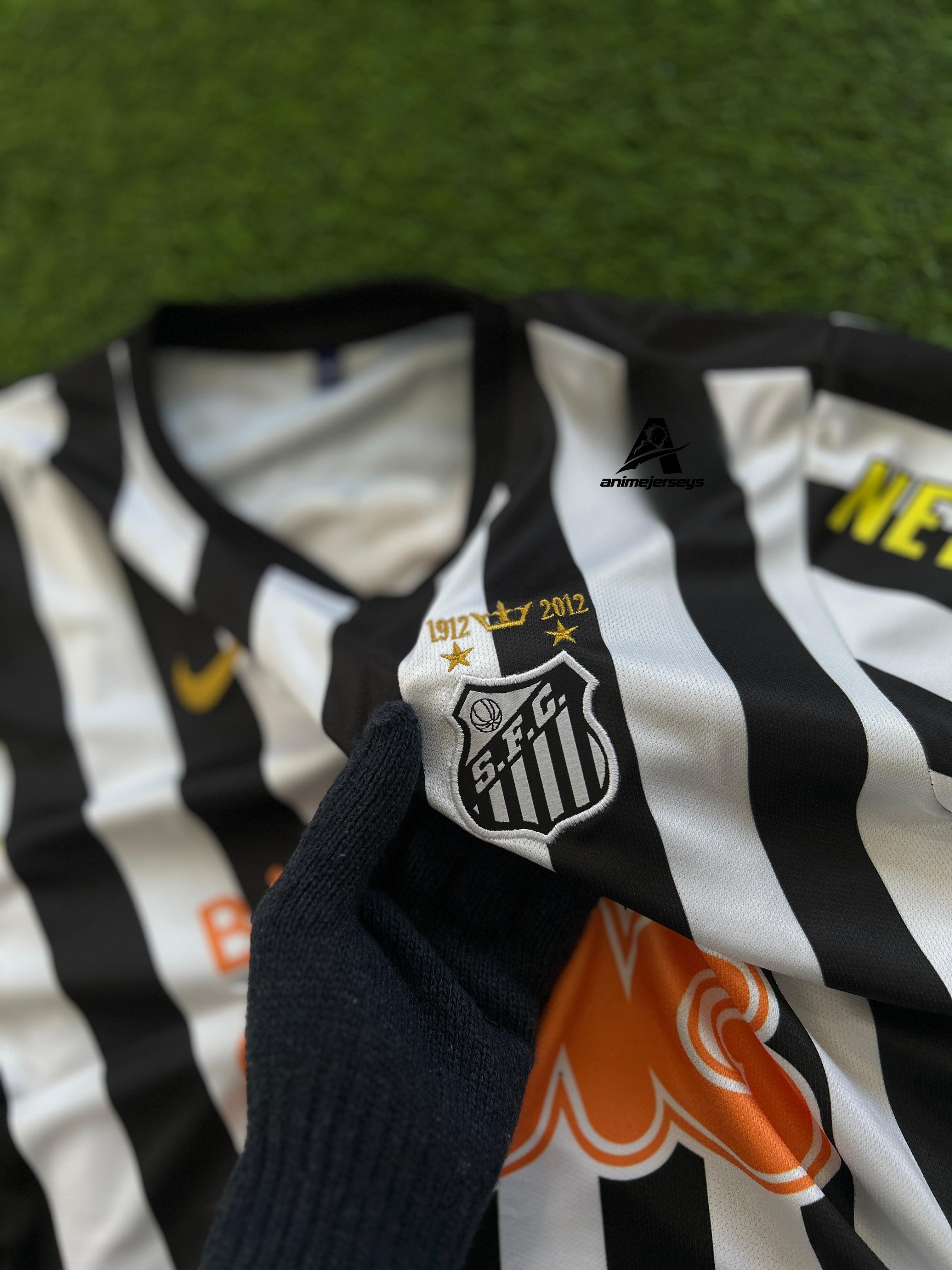 SANTOS FC 2012-13 AWAY KIT, HALFSLEEVE EMBROIDERY
