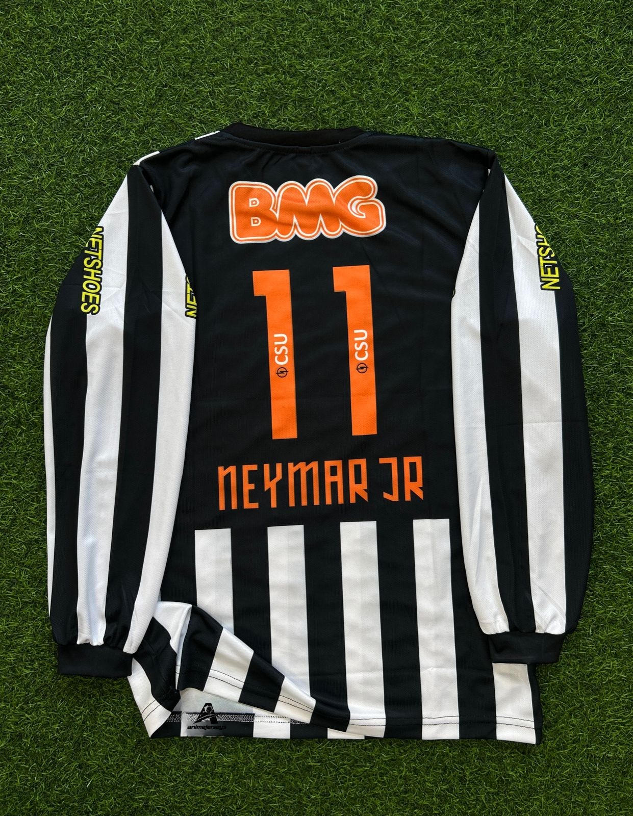 Santos FC 2012–13 Away Kit – Neymar Jr Full Sleeve | Retro Edition