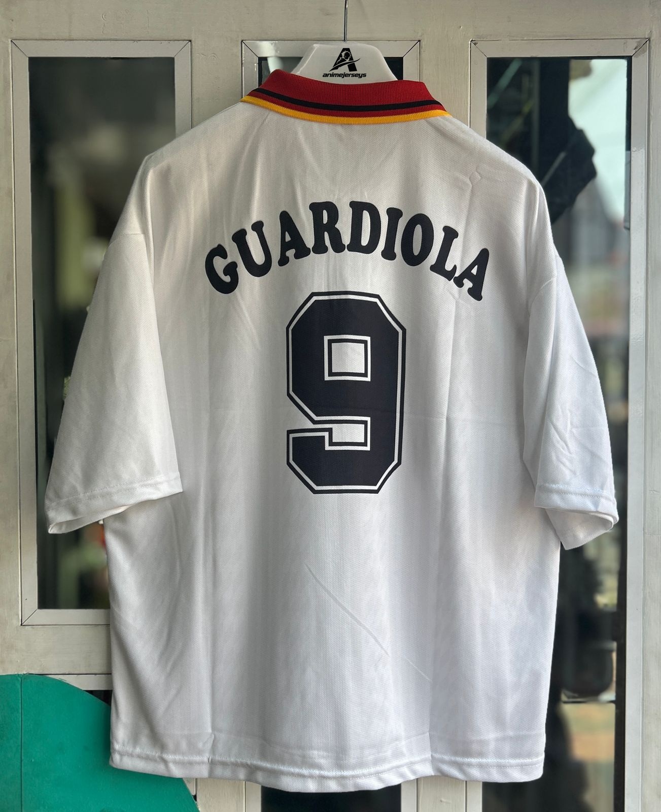 SPAIN 1994 AWAY KIT, FIVESLEEVE POLO SUBLIMATION