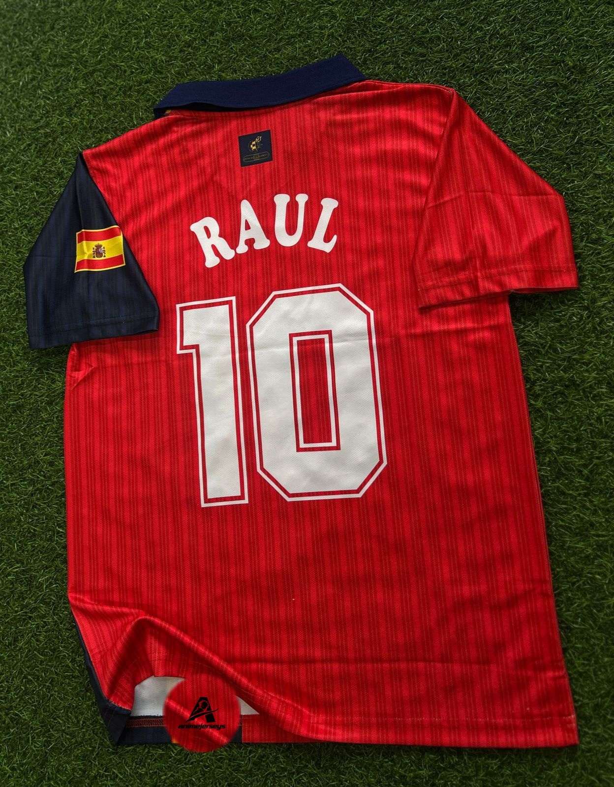 SPAIN 1996 HOME KIT, HALFSLEEVE POLO SUBLIMATION