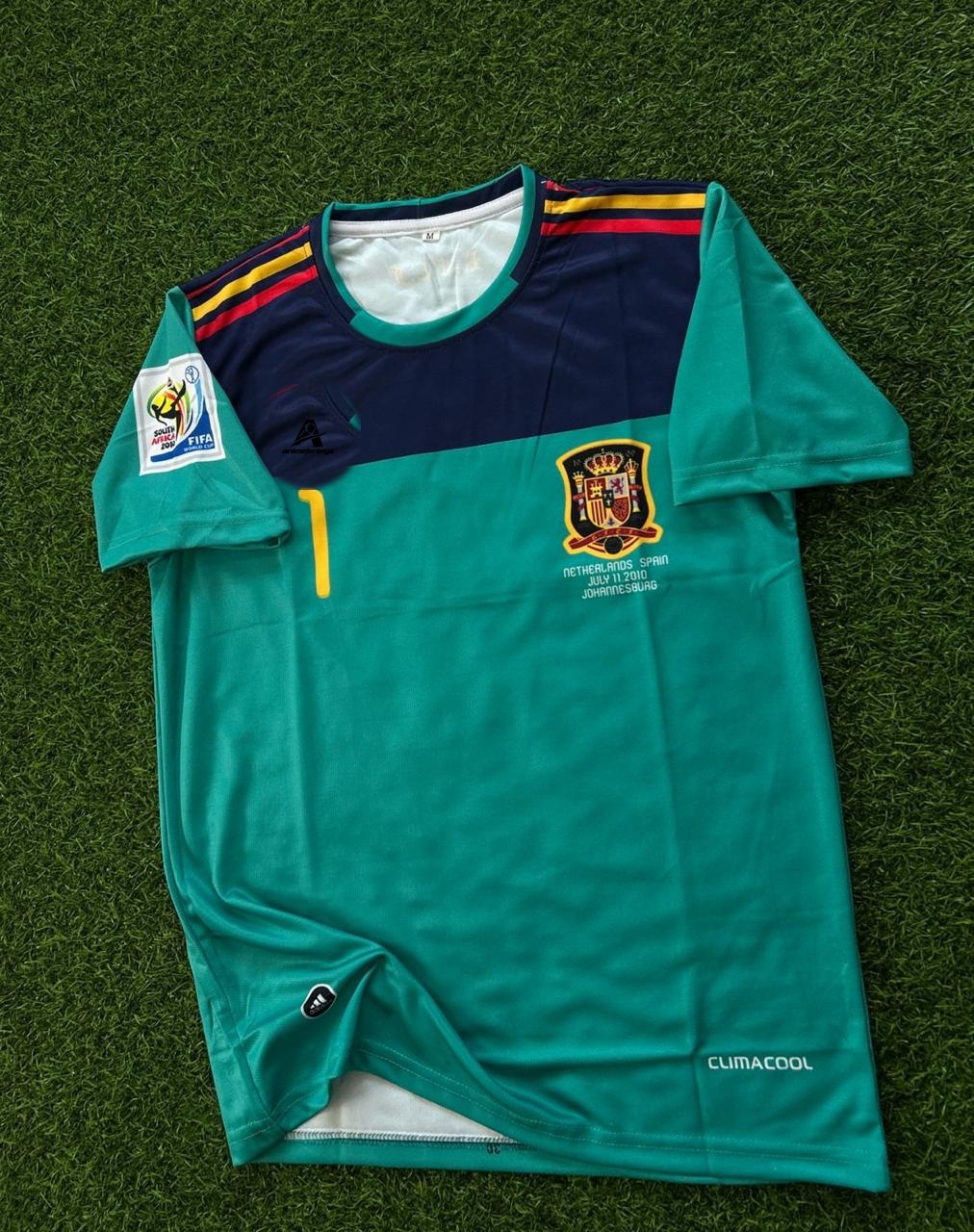 SPAIN 2010 WORLD CUP GK KIT. HALFSLEEVE SUBLIMATION