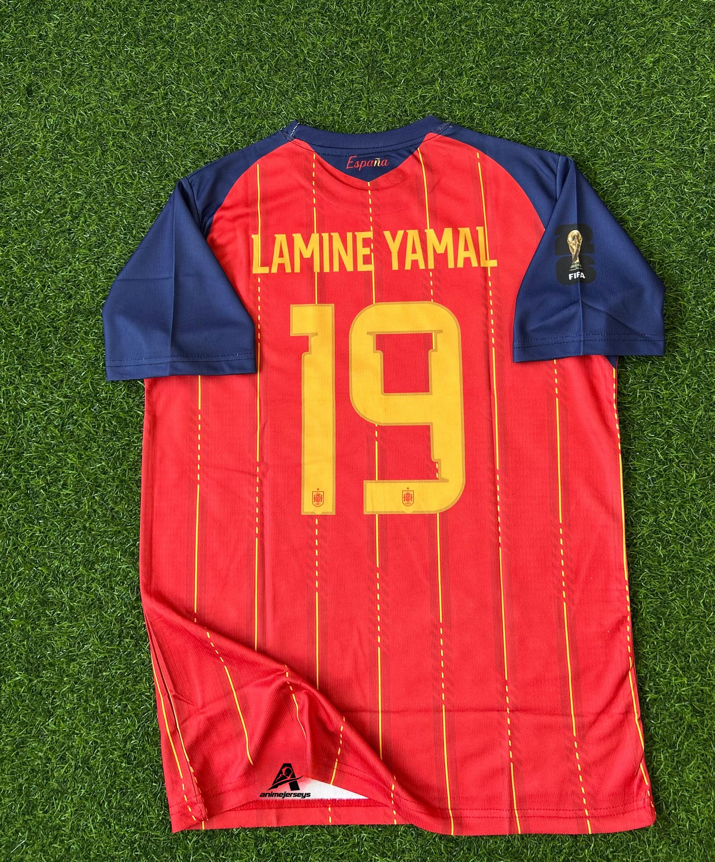 SPAIN 2026 WORLD CUP HOME KIT, HALFSLEEVE EMBROIDERY