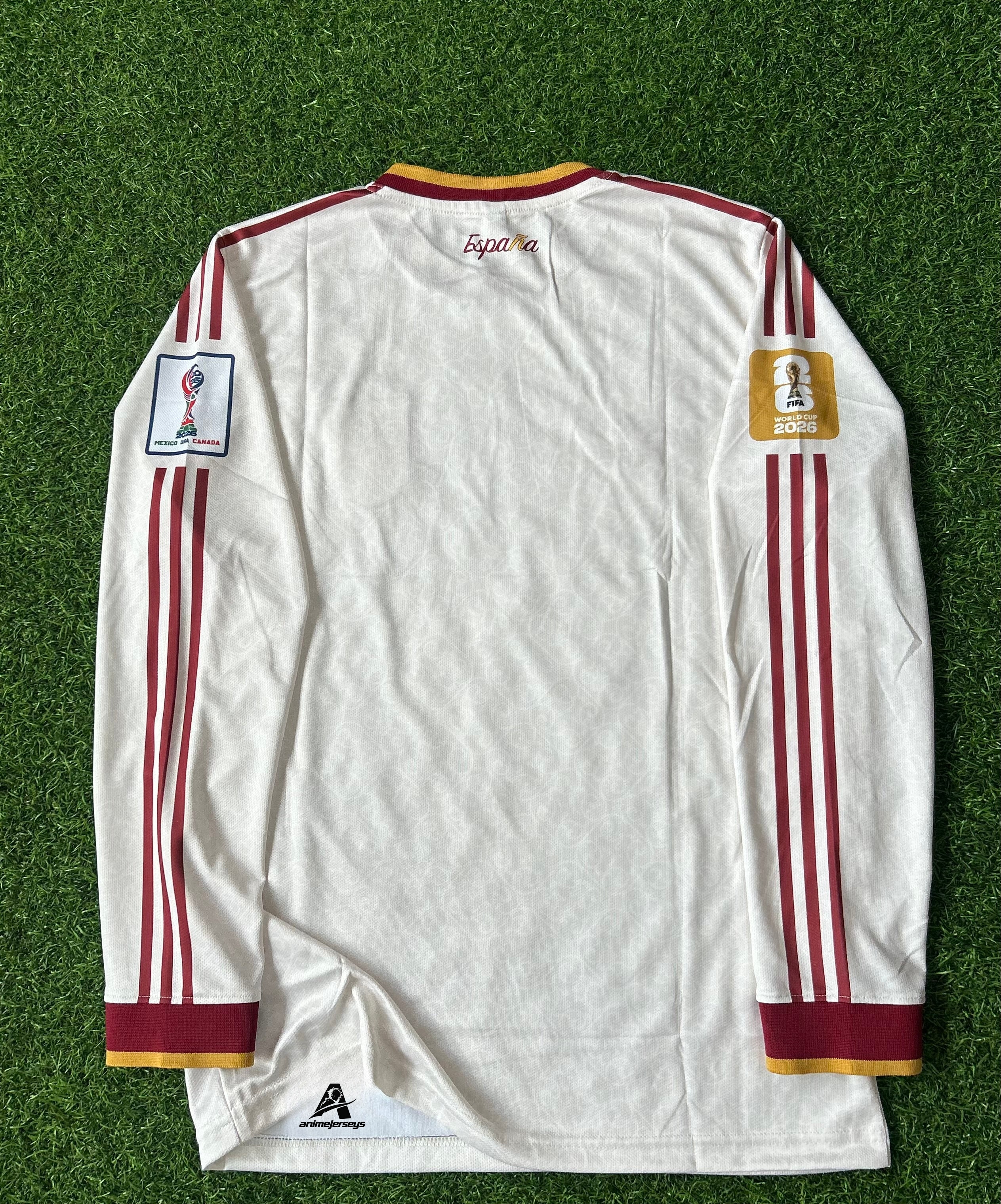 SPAIN 2026 AWAY JERSEY, FULL SLEEVE EMBROIDERY