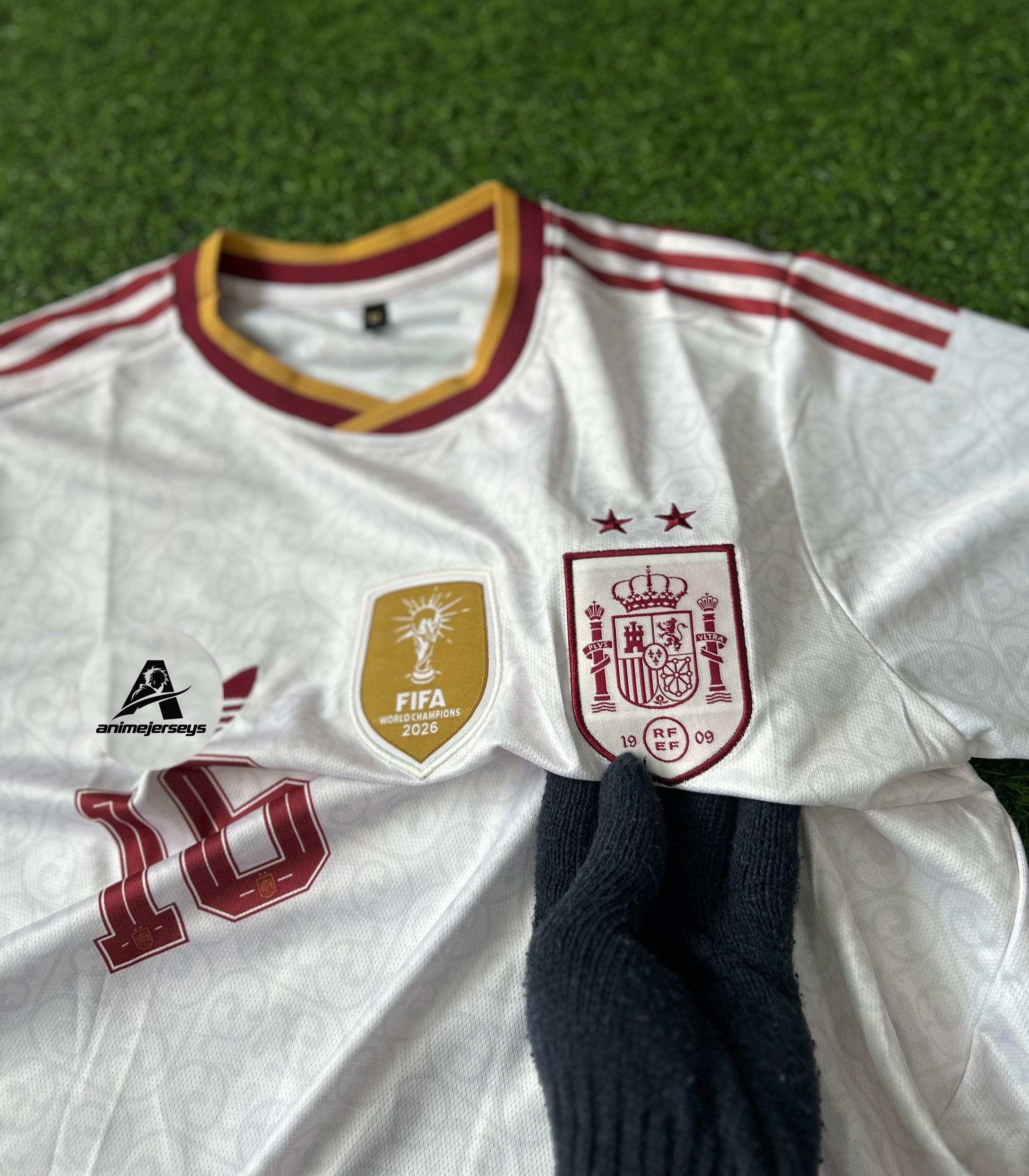 SPAIN 2026 AWAY JERSEY, HALF SLEEVE EMBROIDERY
