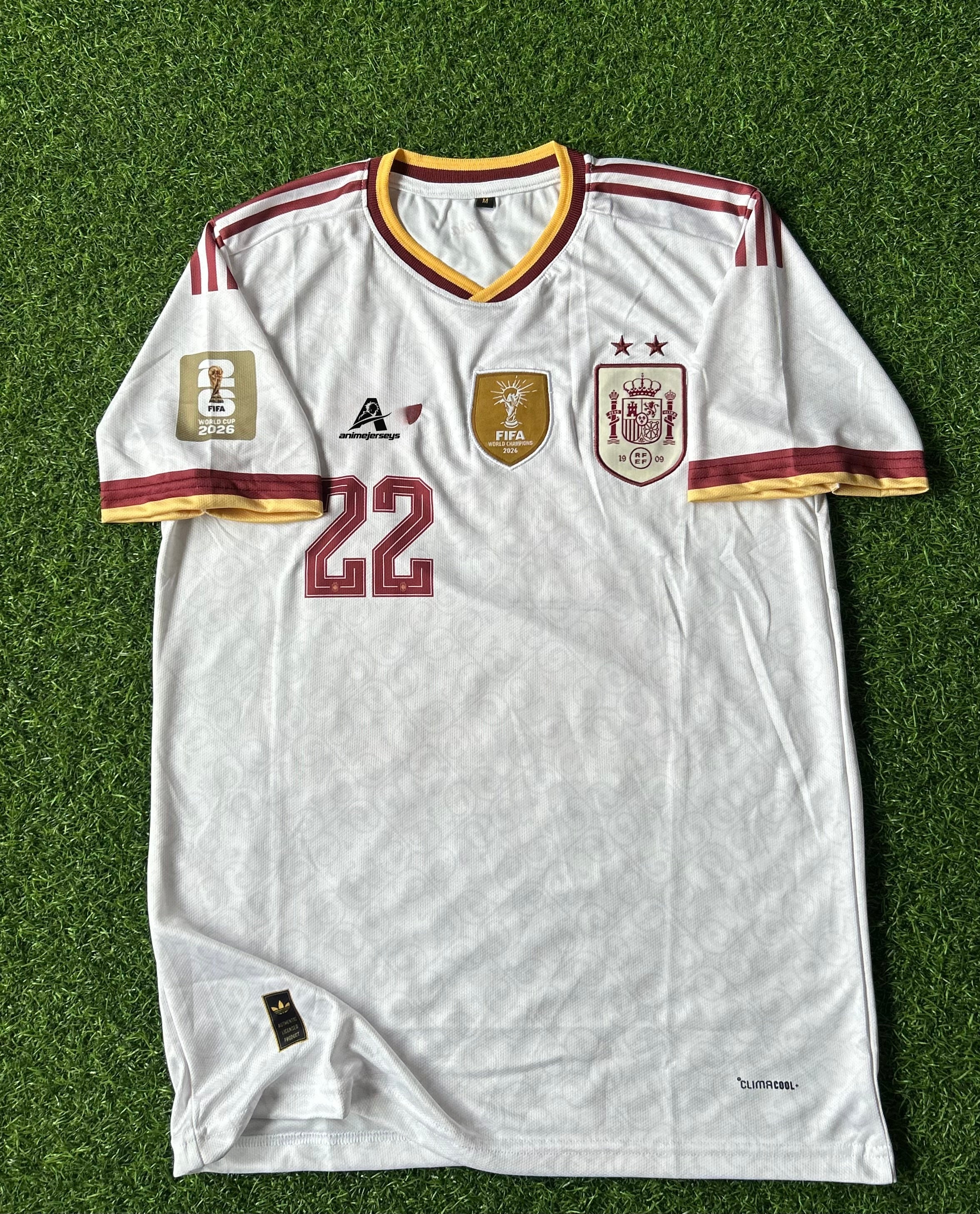 SPAIN 2026 AWAY JERSEY, HALF SLEEVE EMBROIDERY