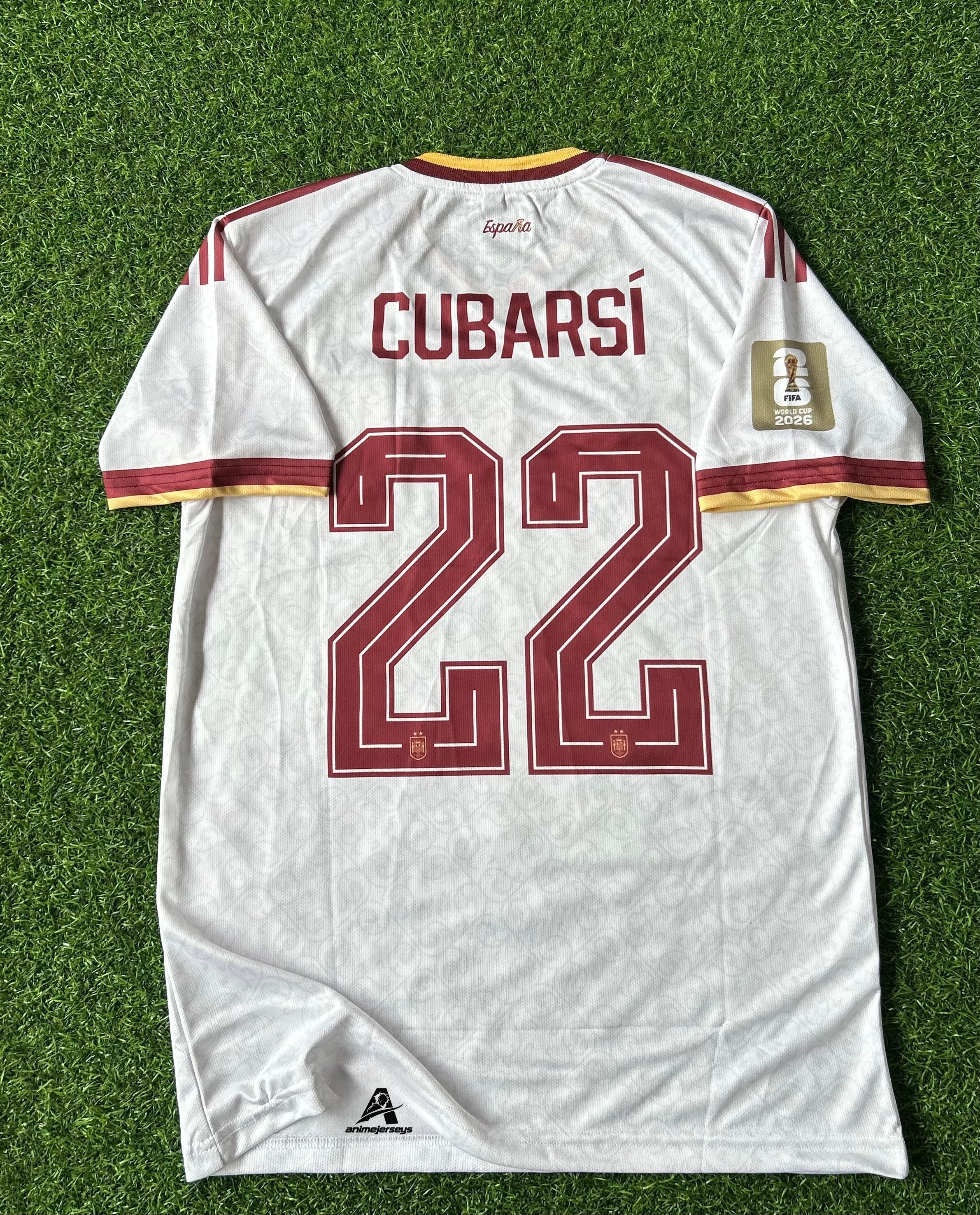 SPAIN 2026 AWAY JERSEY, HALF SLEEVE EMBROIDERY