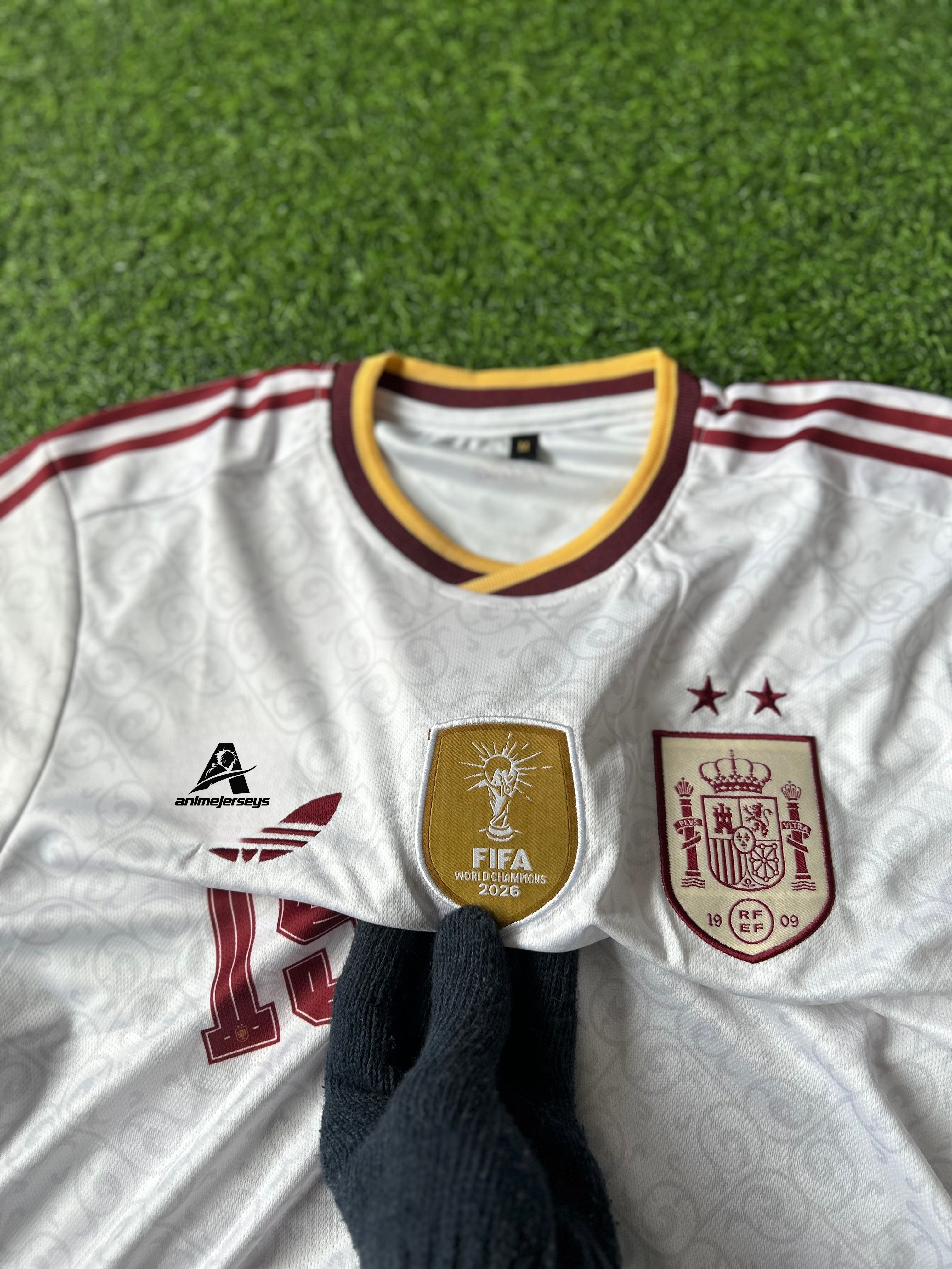 SPAIN 2026 AWAY JERSEY, HALF SLEEVE EMBROIDERY
