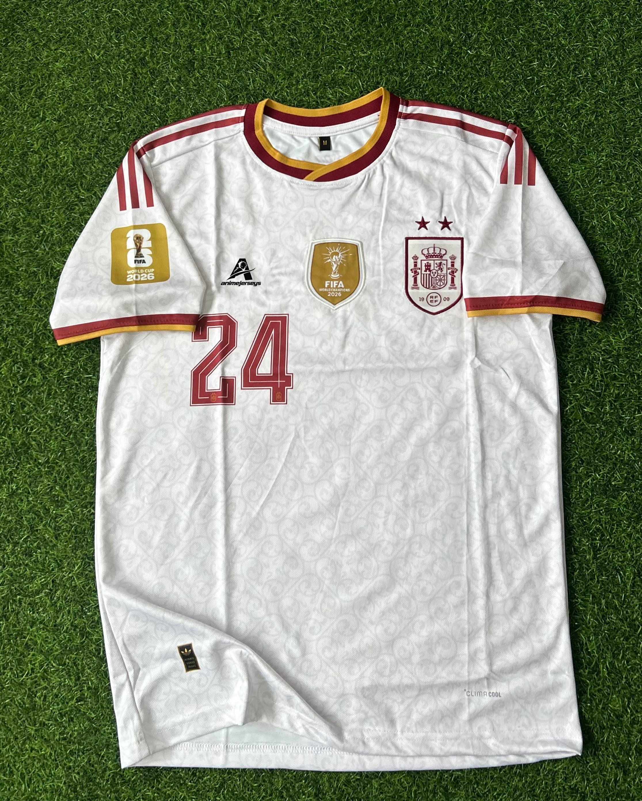 SPAIN 2026 HOME JERSEY, HALF SLEEVE EMBROIDERY