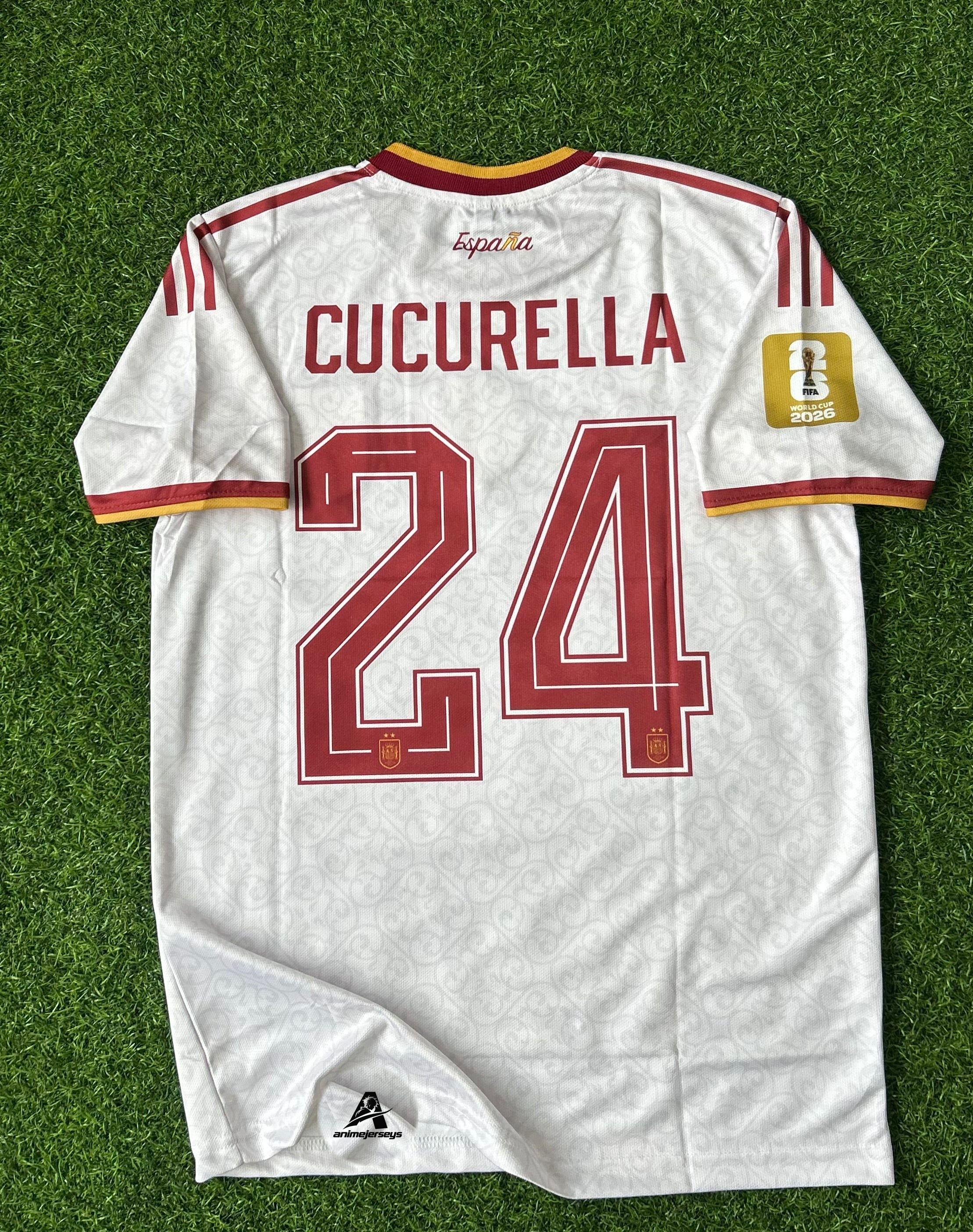 SPAIN 2026 HOME JERSEY, HALF SLEEVE EMBROIDERY