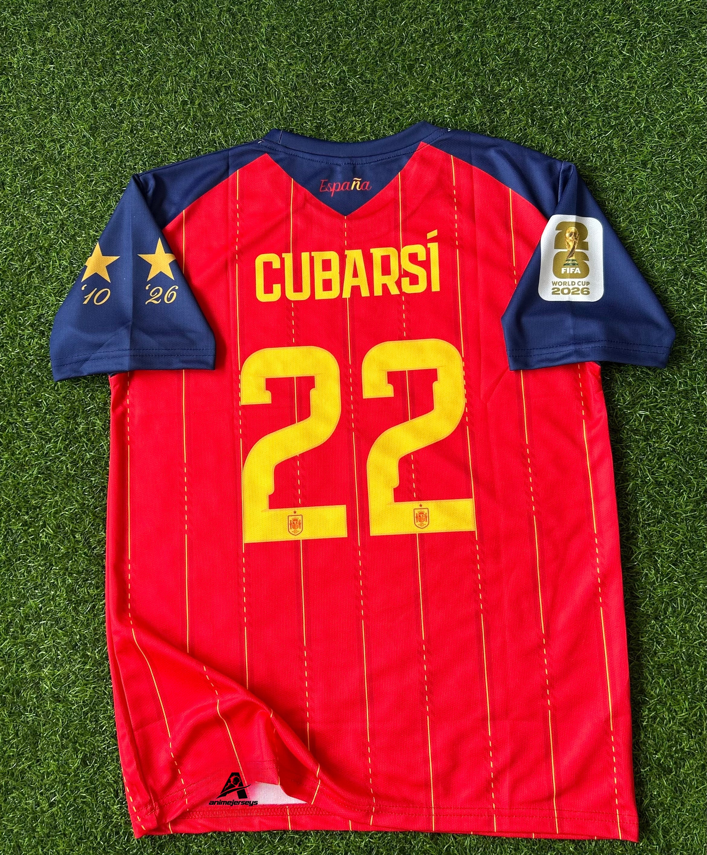 SPAIN 2026 HOME JERSEY, HALF SLEEVE SUBLIMATION