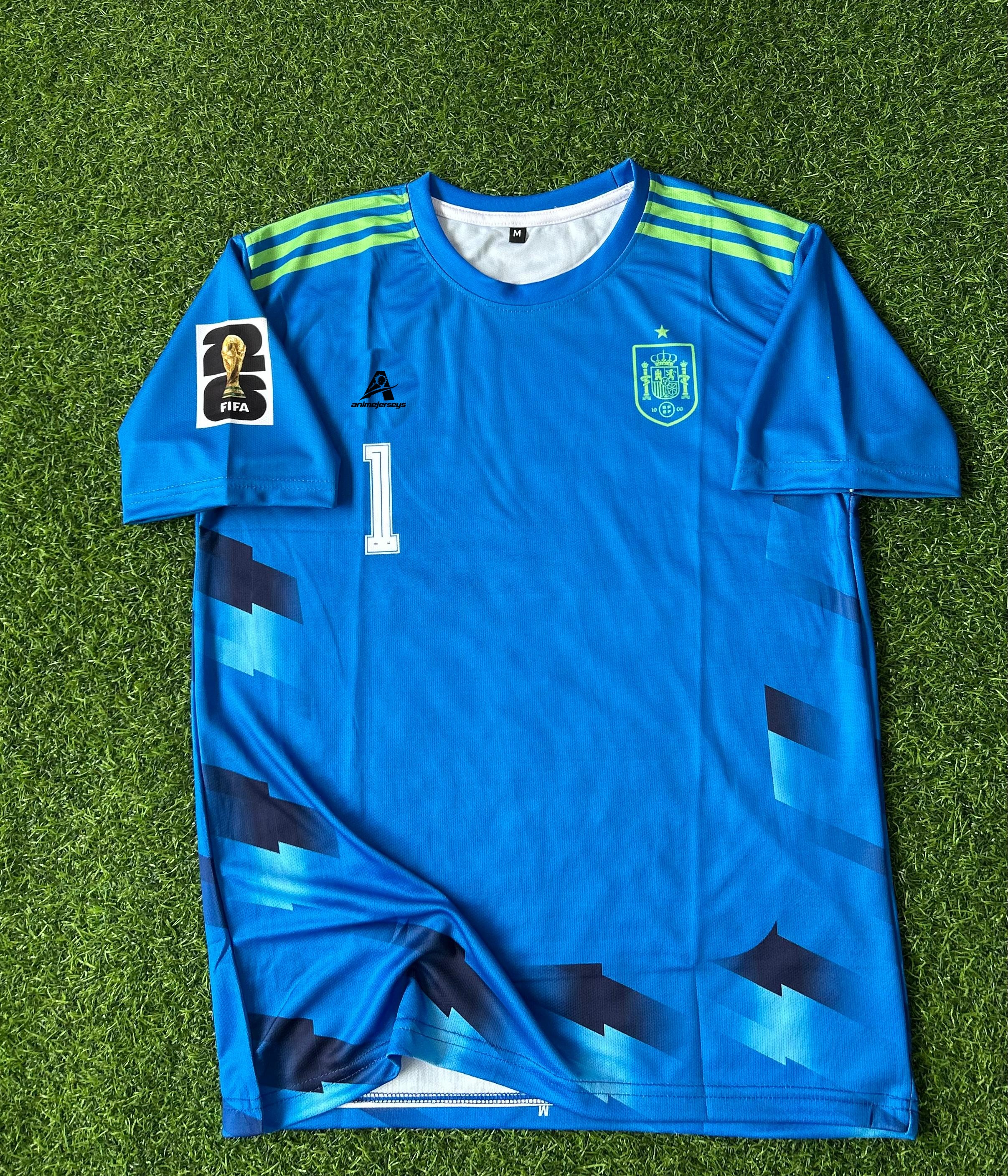 SPAIN 2026 WORLD CUP GK KIT, HALFSLEEVE SUBLIMATION
