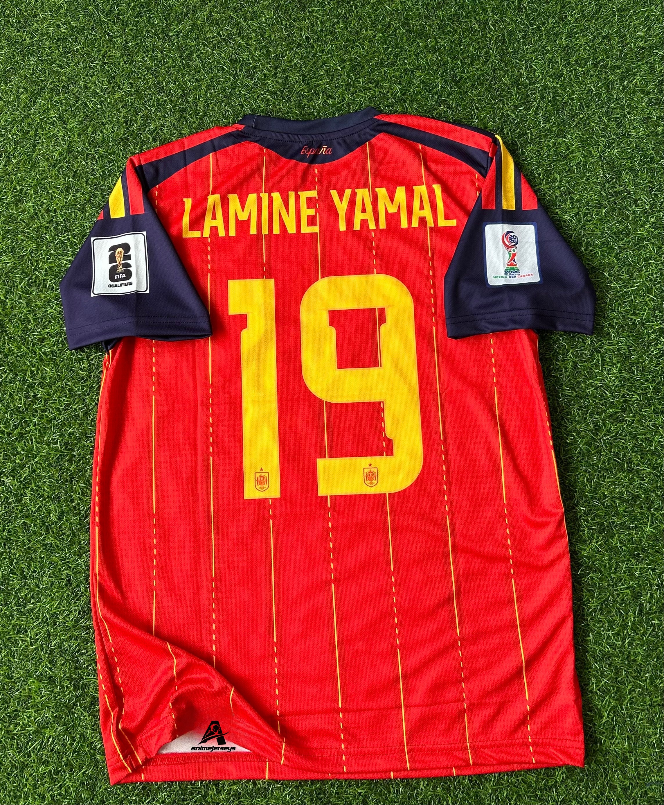 SPAIN 2026 WORLD CUP HOME KIT, HALF SLEEVE EMBROIDERY