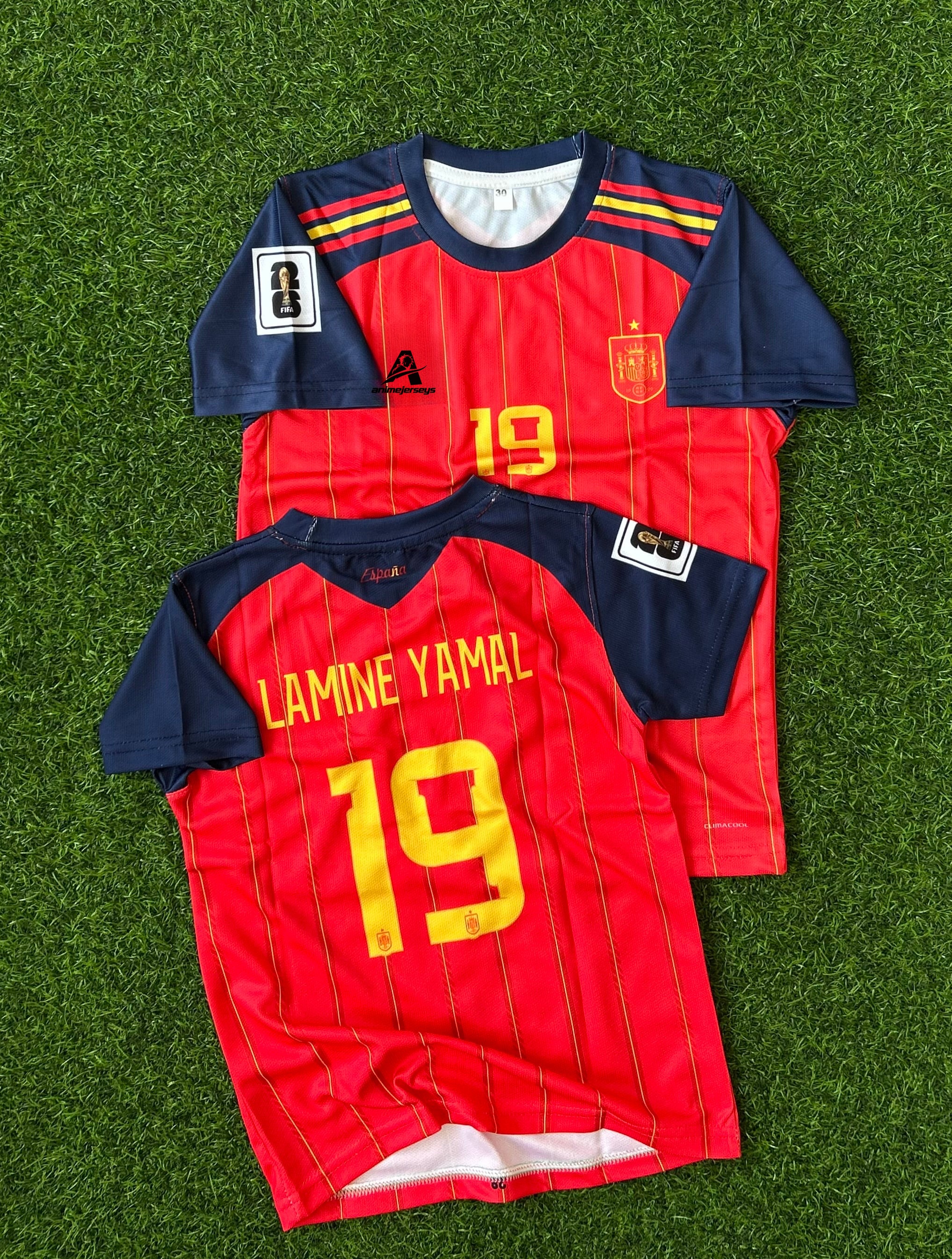 SPAIN 2026 WORLD CUP HOME KIT, HALF SLEEVE SUBLIMATION (KID SIZE)