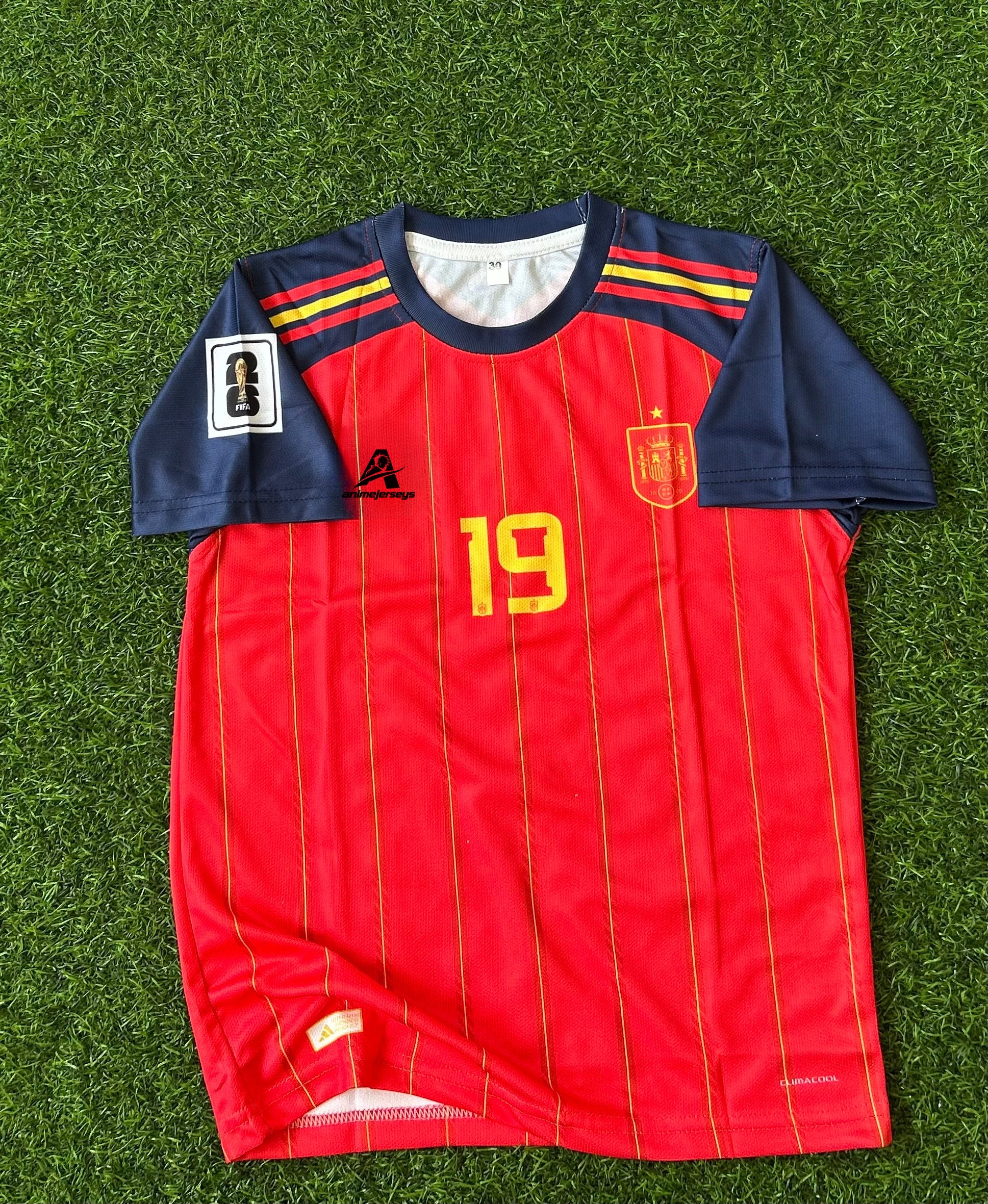 SPAIN 2026 WORLD CUP HOME KIT, HALF SLEEVE SUBLIMATION (KID SIZE)