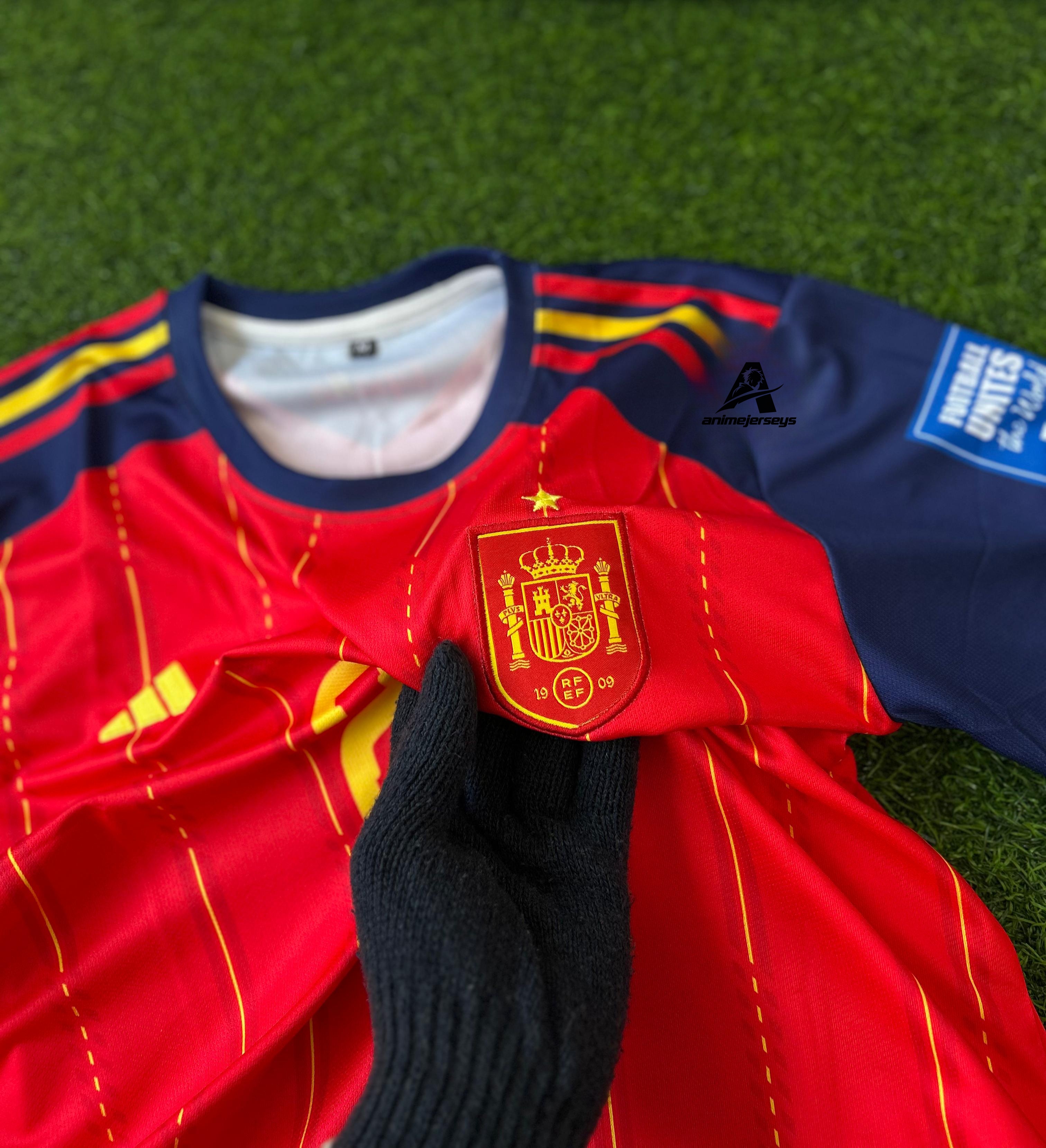 SPAIN 2026 WORLD CUP HOME KIT, HALFSLEEVE EMBROIDERY